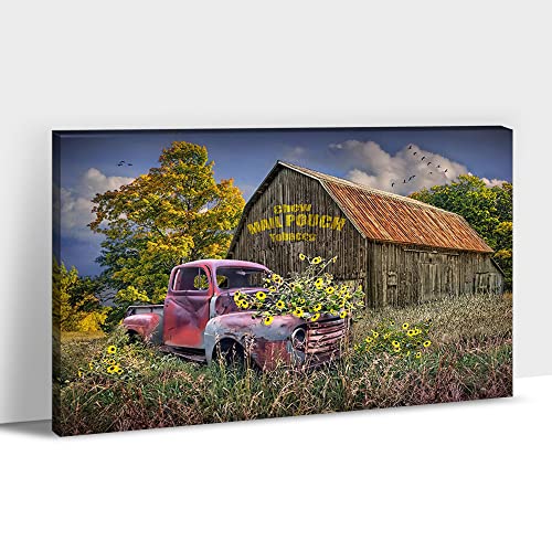 Barn Canvas Framed-20