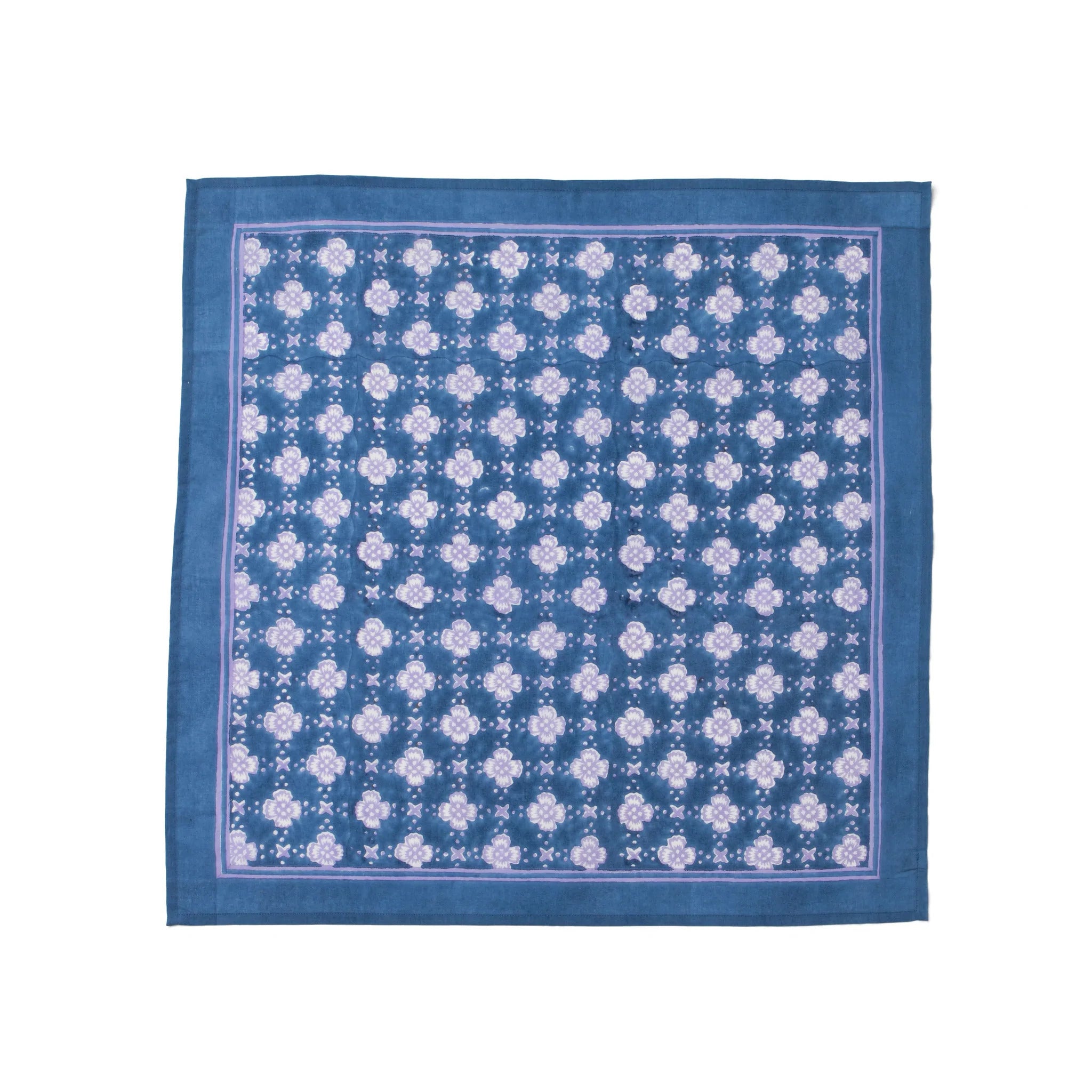 Cardamom Designs Marigold Bandana - Stylish Floral Print Cotton Scarf for Women & Men - Perfect for Outdoor Activities, Fashion Accessories, and Pet Bandanas