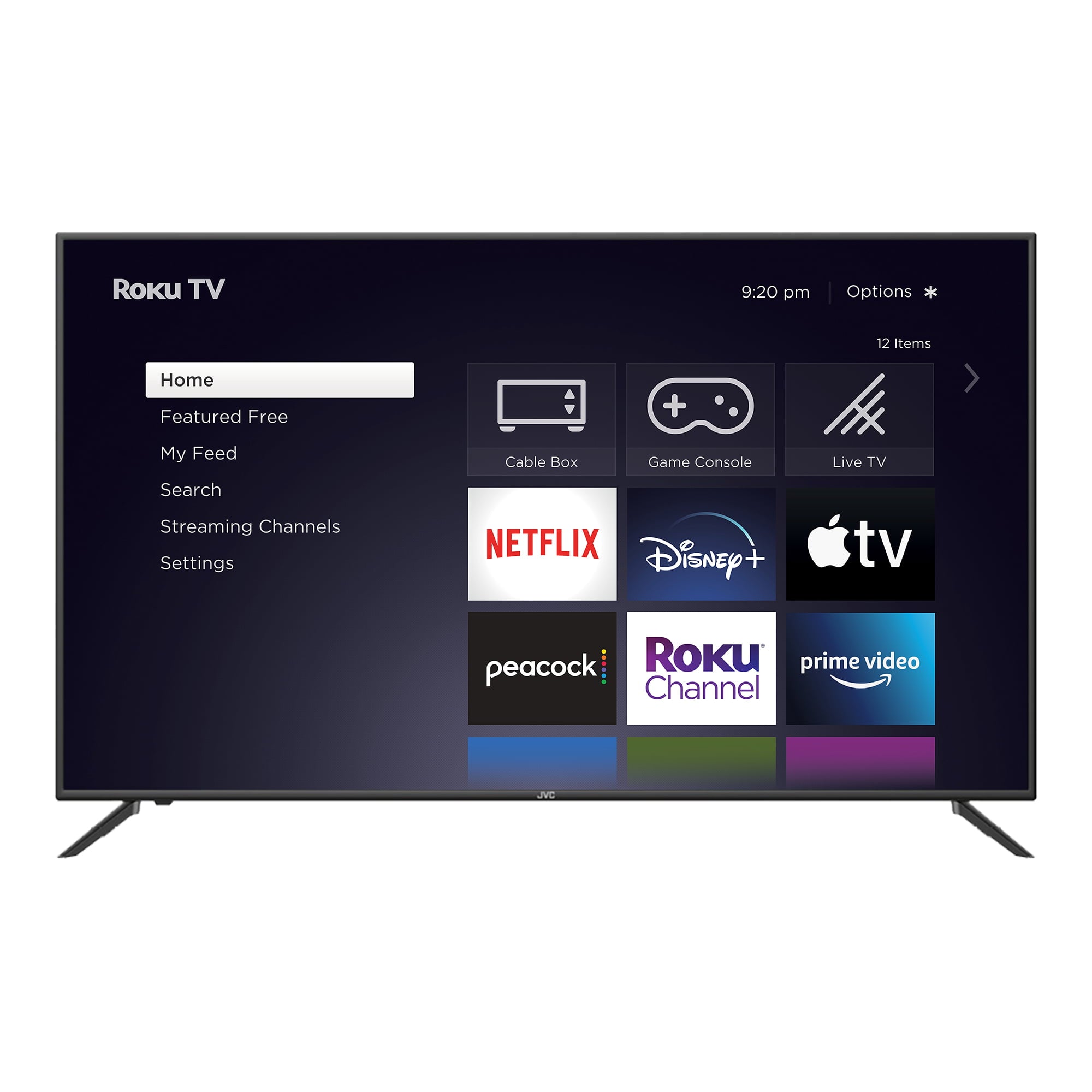 JVC 58-Inch 4K Ultra HD ROKU Smart LED TV (Model LT-58MAW595) - Perfect for Home Theater, Gaming & Streaming Entertainment
