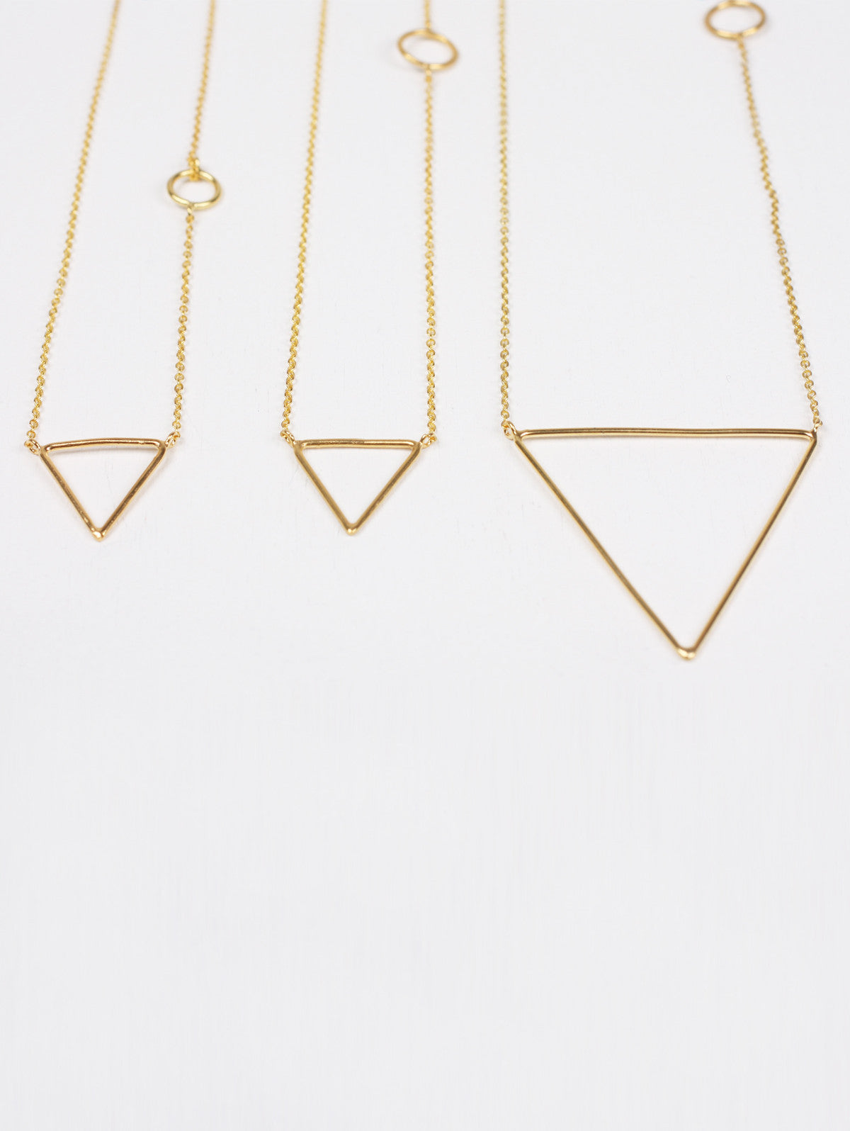 14K Gold Pyramid Necklace for Women - Elegant Layering Pendant for Everyday Wear & Special Occasions