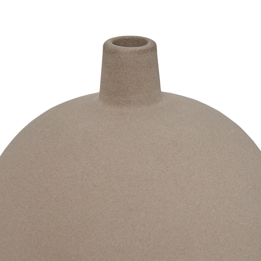 Kristina Dam Studio Dome Vase - Modern Ceramic Home Decor for Living Room, Dining Table & Wedding Centerpieces