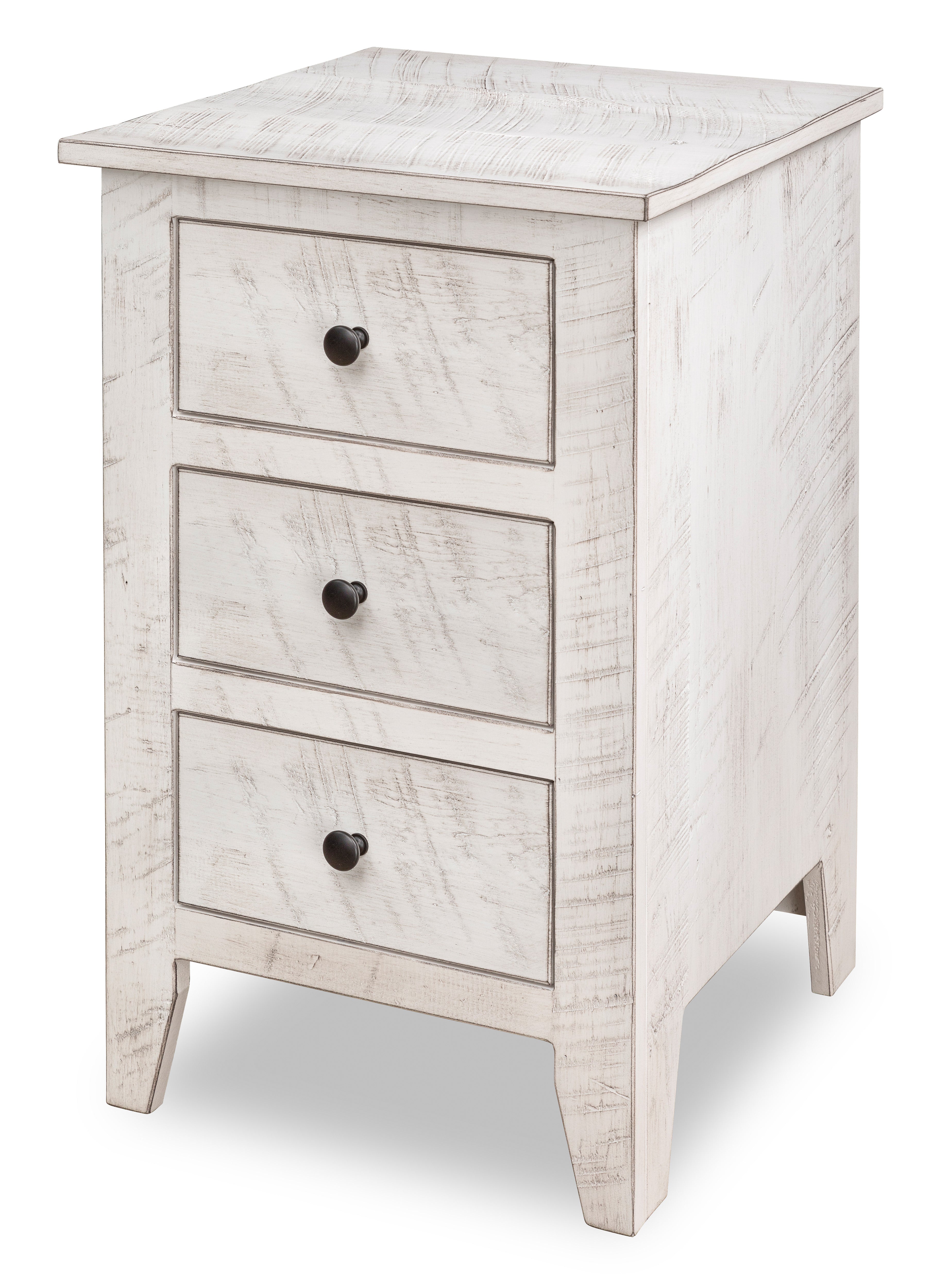 Livingston 3 Drawer Nightstand - Modern Bedside Table with Storage for Bedroom, Home Office & Guest Room - Perfect for Small Spaces & Apartment Living