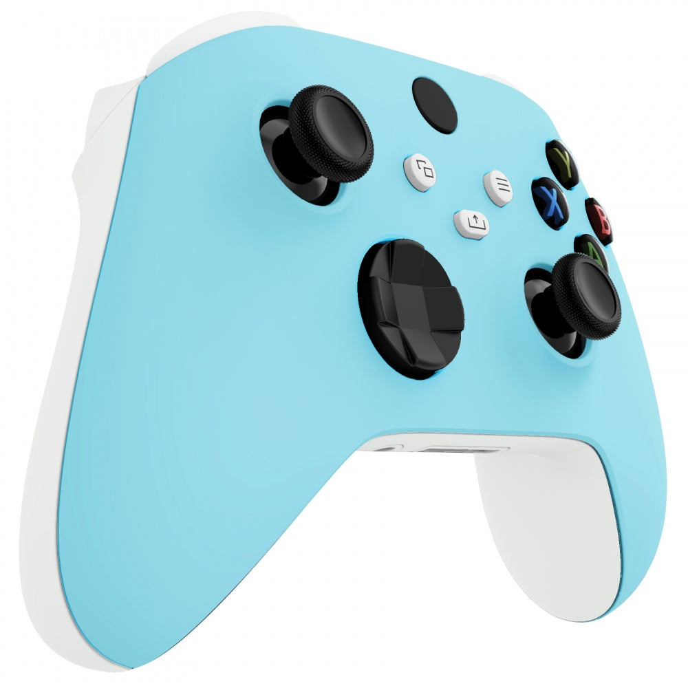 ExtremeRate Heaven Blue Replacement Faceplate & Housing Shell for Xbox Series S/X Controller - Durable Custom Case Accessory (Controller Not Included) - Perfect for Gaming, Streaming & Customization
