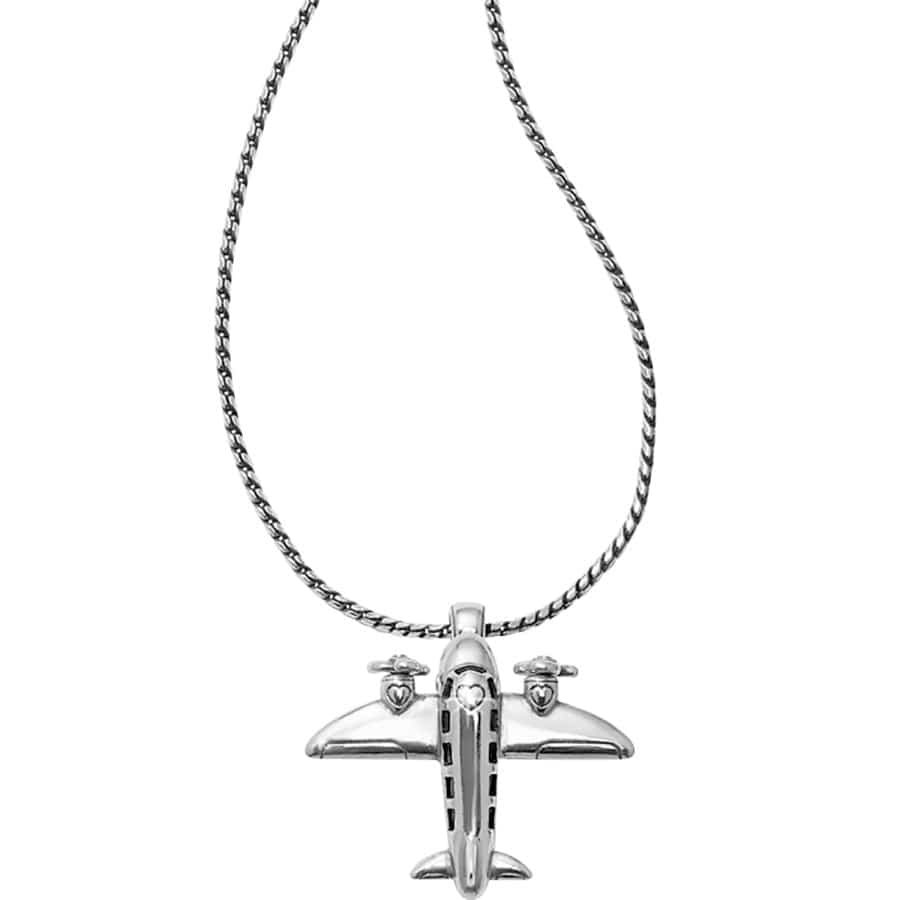 Vintage Aviator Badge Clip Necklace - Military Pilot Wing Pendant Jewelry for Men & Women - Perfect for Aviation Enthusiasts, Gifts, and Everyday Wear