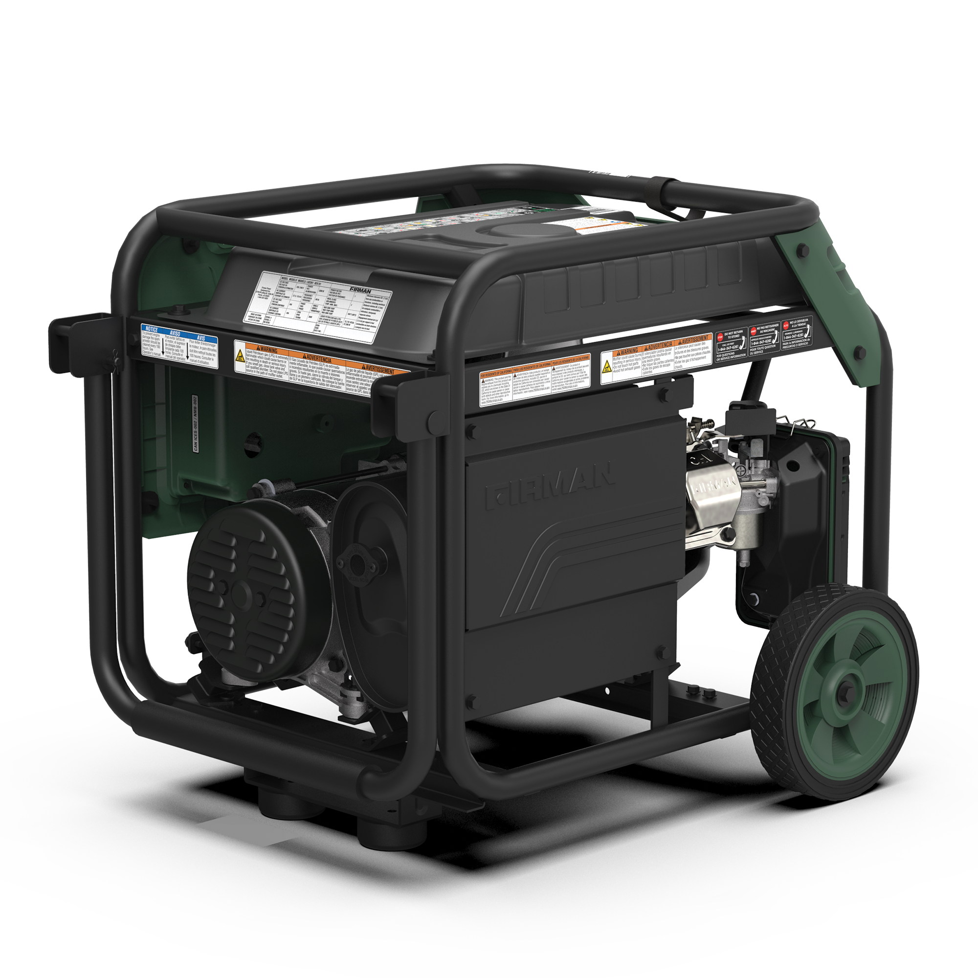 4100W LPG Portable Generator with Electric Start - Perfect for Camping, RV Trips, and Emergency Power Backup
