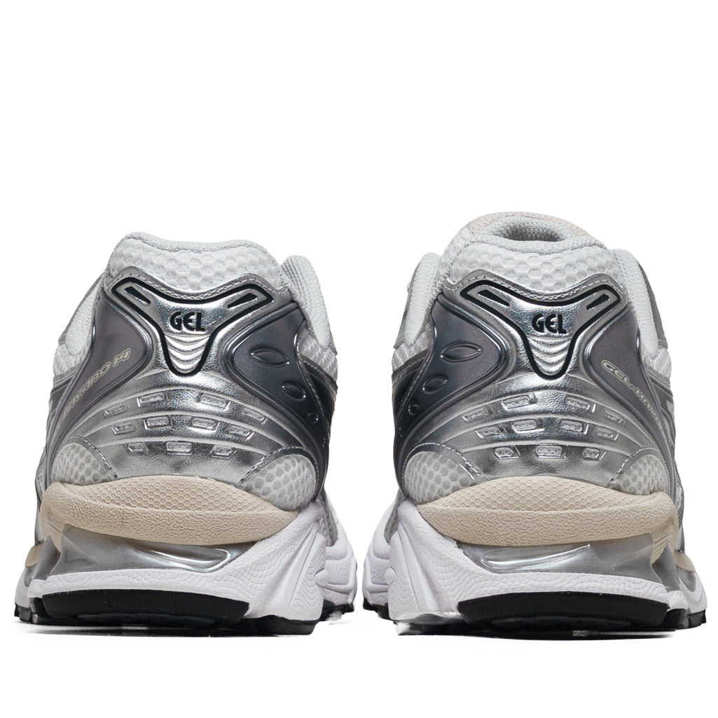 ASICS GEL-Kayano 14 Running Shoes for Men & Women - White/Graphite Grey - Premium Cushioning for Long-Distance Running & Daily Training