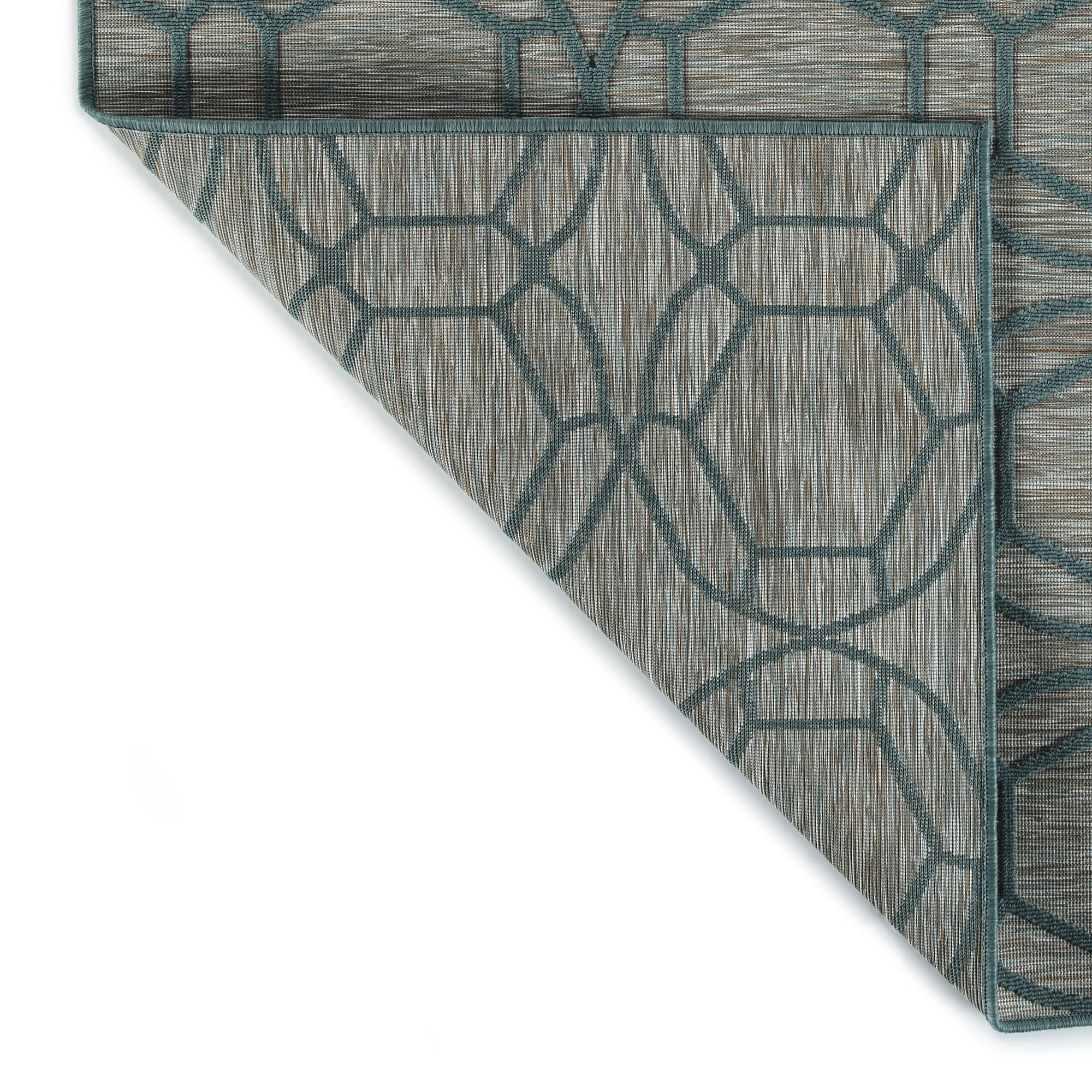 Kaleen Rugs Cove Collection Teal 5'3