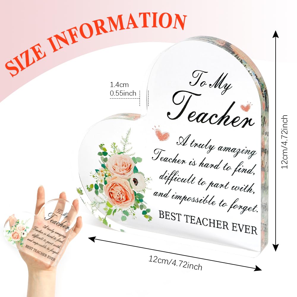Best Teacher Gifts for Women - Graduation, Appreciation, Birthday & Retirement Presents - Perfect for Classroom, End of Year & Thank You Moments