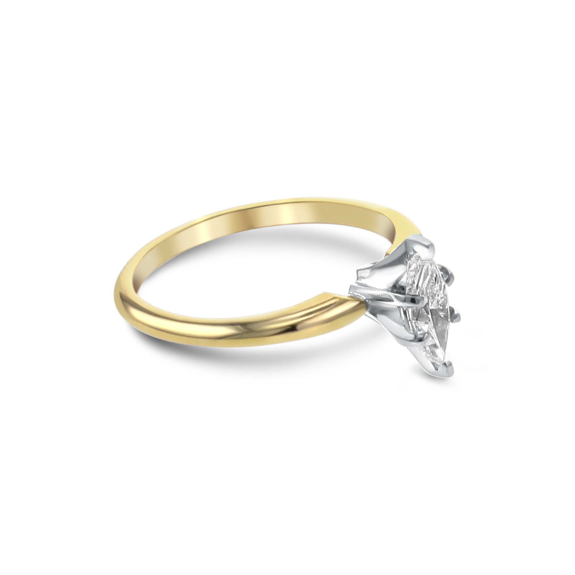 0.50 Carat Marquise Cut Solitaire Diamond Engagement Ring for Women - Perfect for Proposals, Anniversaries & Special Occasions