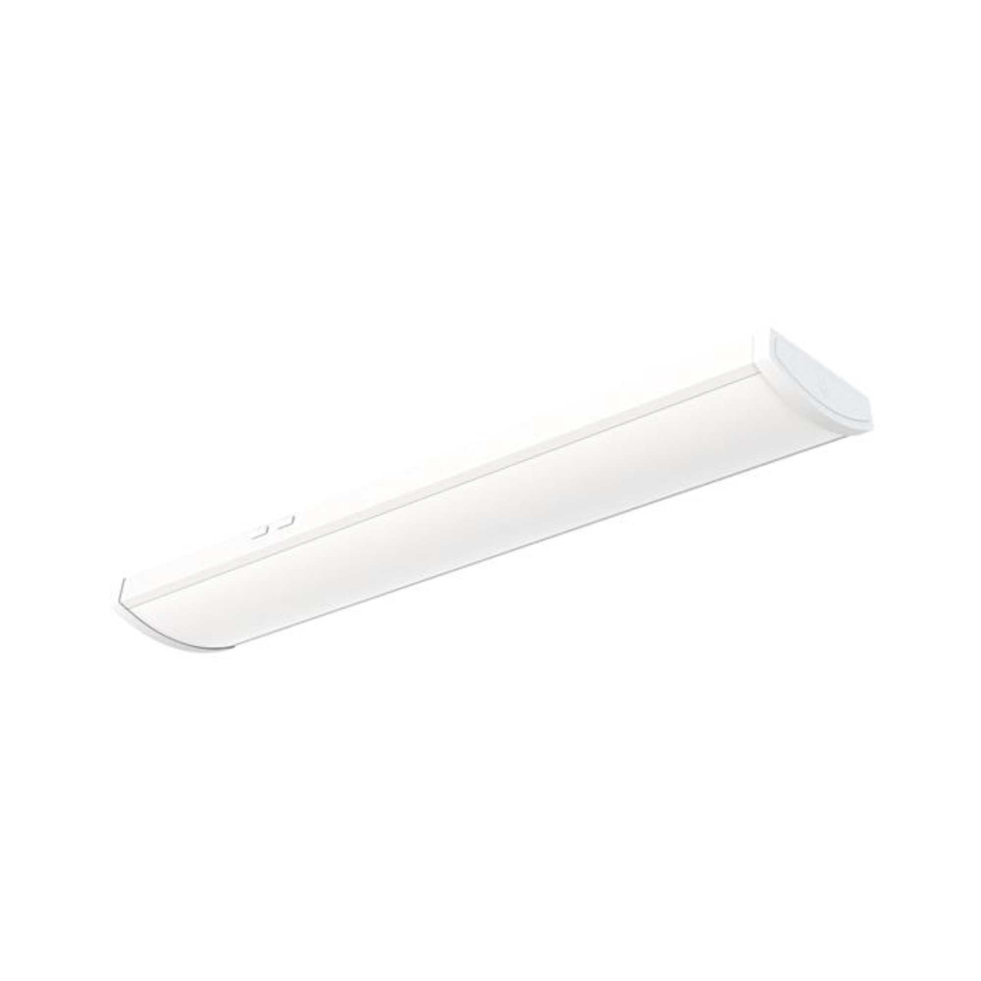 4ft LED Wraparound Light Fixture - 54W 5000 Lumens 4000K Cool White - 120V Commercial Lighting for Offices, Warehouses & Schools