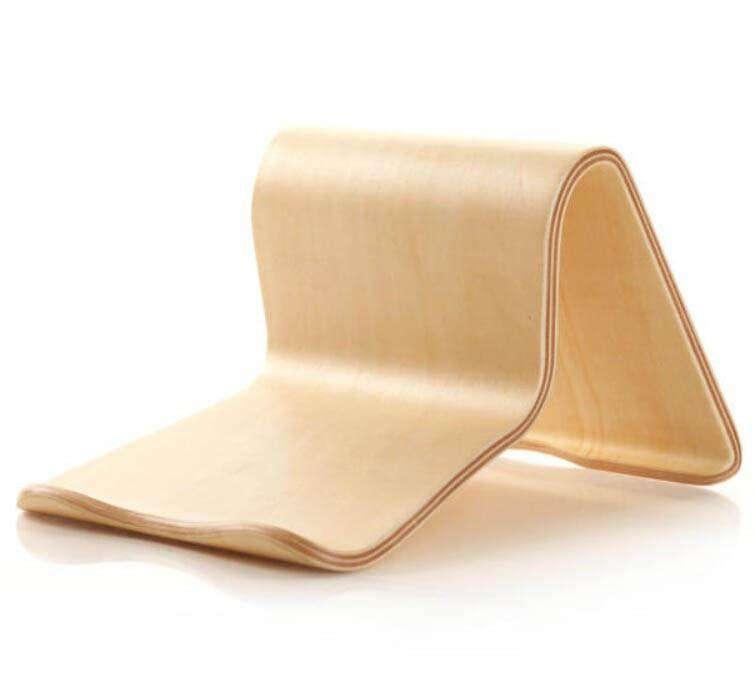 Birch Bent Plywood iPad Tablet Stand - Adjustable Holder for Desk, Work, and Home Office Use - Perfect for Reading, Watching Videos, and Video Calls