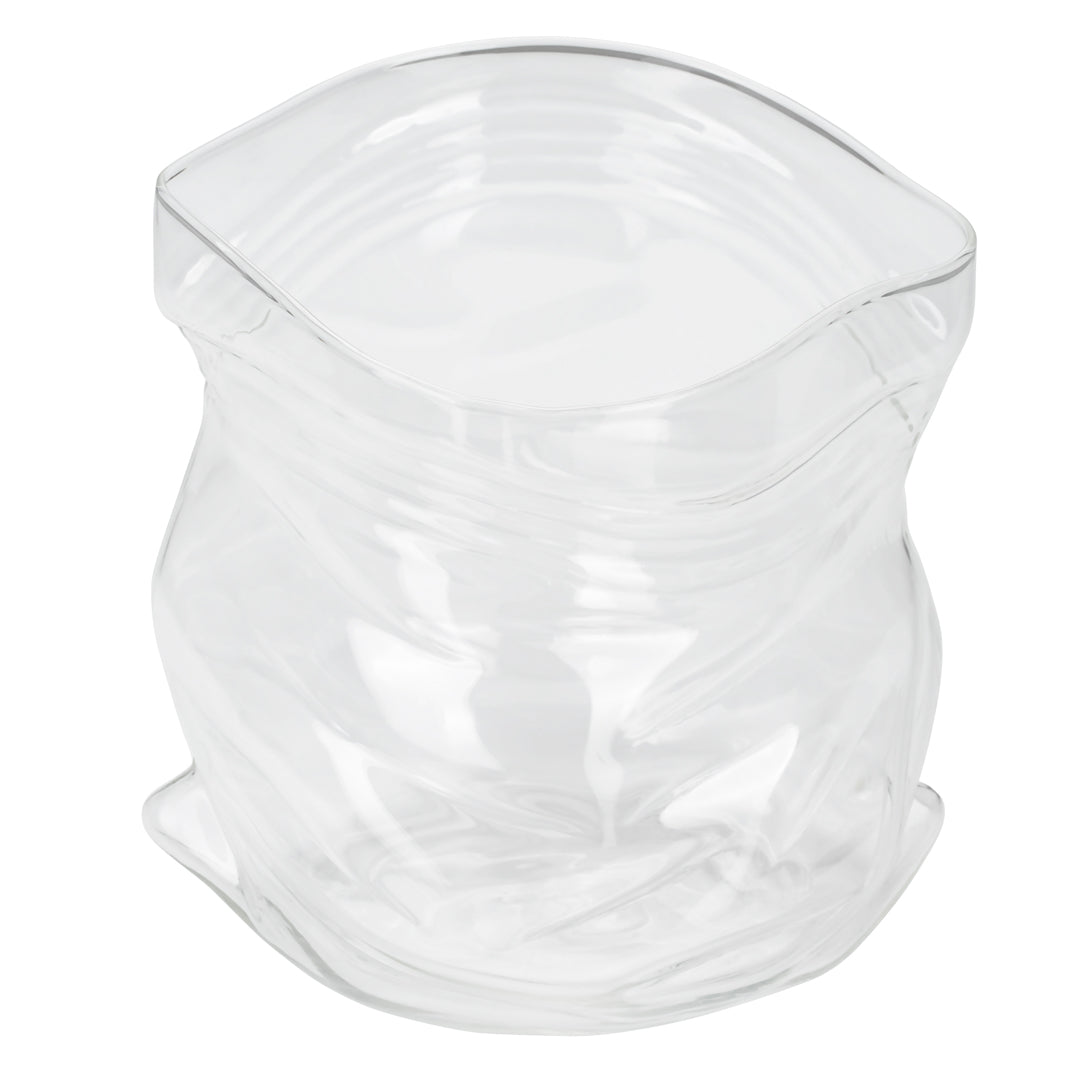22 oz Round Clear Glass Unzipped Bag Bowl - 4.75