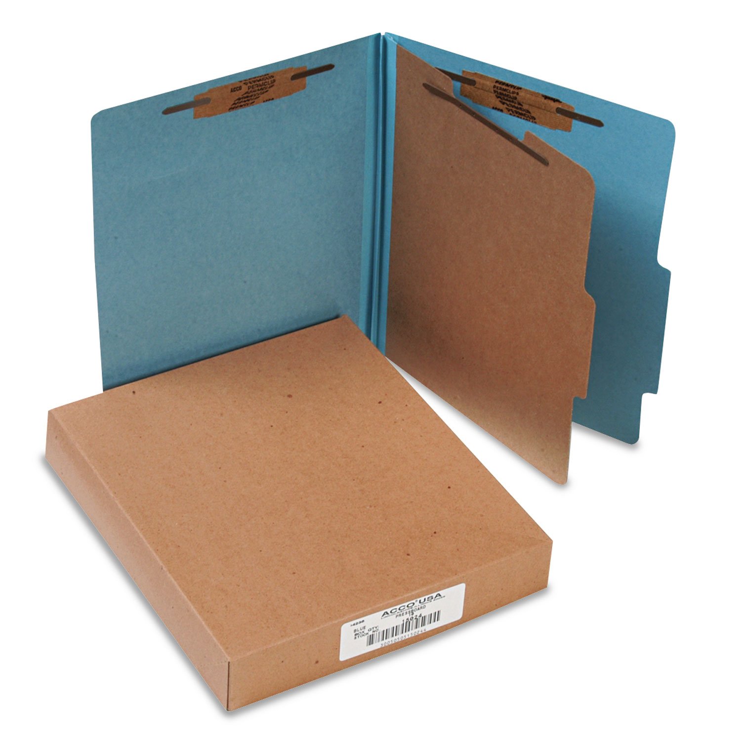 ACCO Pressboard 25-Pt. Classification Folders - Letter Size, 1/3-Cut Tabs, Durable Office File Folders for Organizing Documents, School Supplies & Business Records (Pack of 25) - Perfect for Filing, Office Organization & Classroom Use