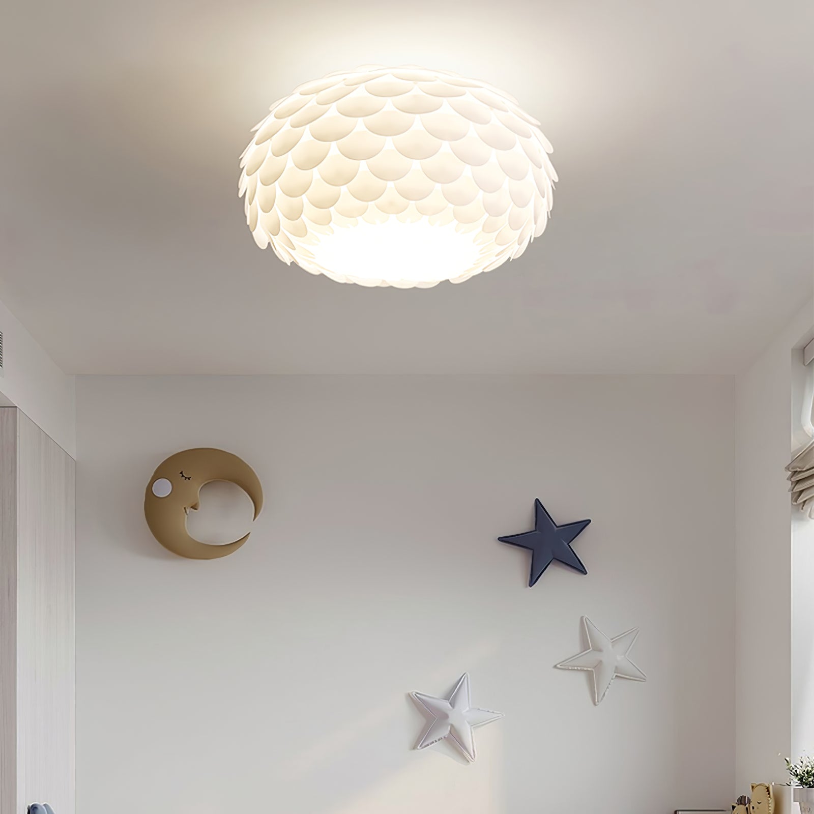 Modern LED Ceiling Light Fixture - Energy Efficient Dimmable Flush Mount for Living Room, Bedroom, Kitchen | Home & Office Lighting Solution