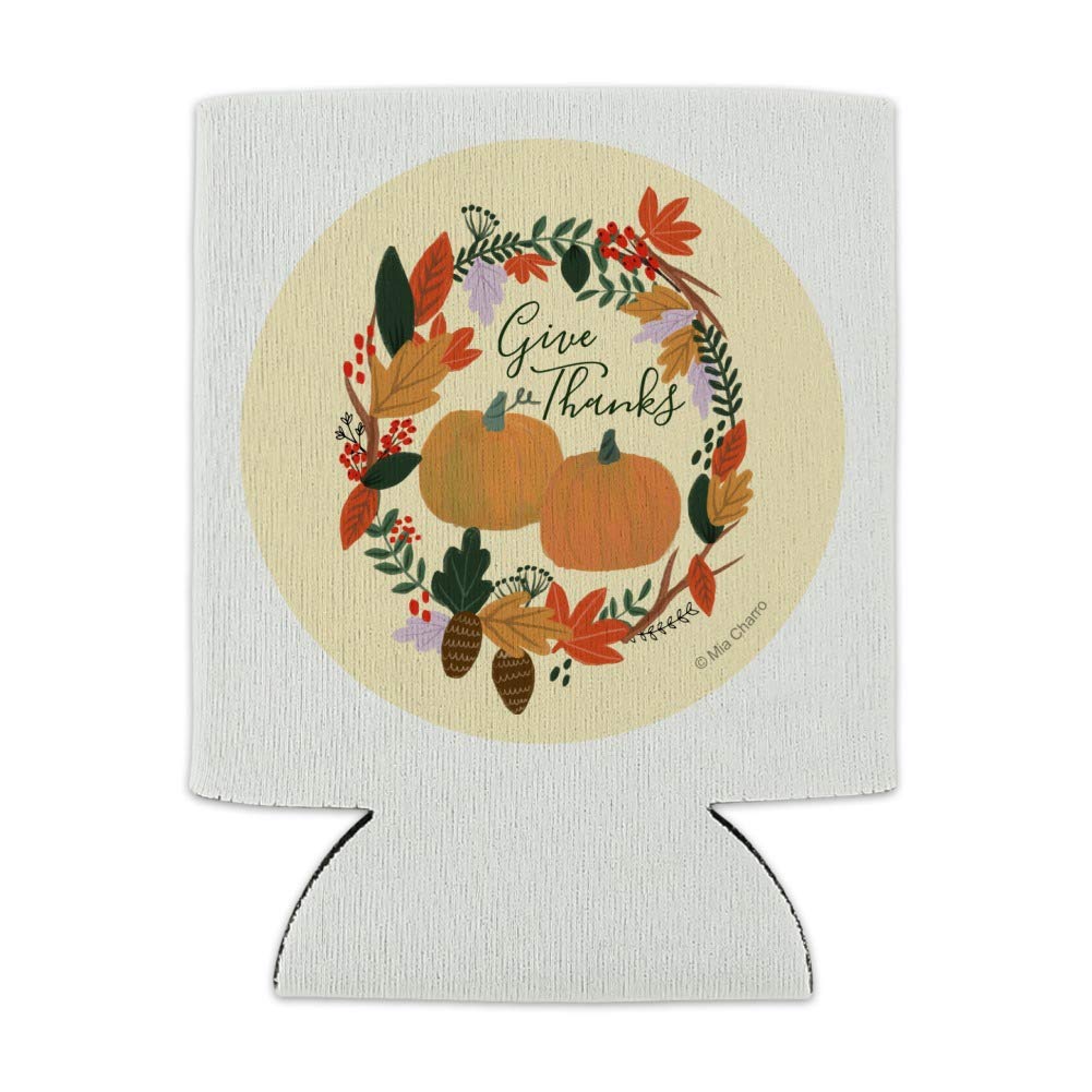 Pumpkins Thanksgiving Can Cooler - Insulated Collapsible Drink Sleeve & Beverage Holder for Beer, Soda & Cans - Perfect for Fall Parties, Thanksgiving Gatherings & Outdoor Events
