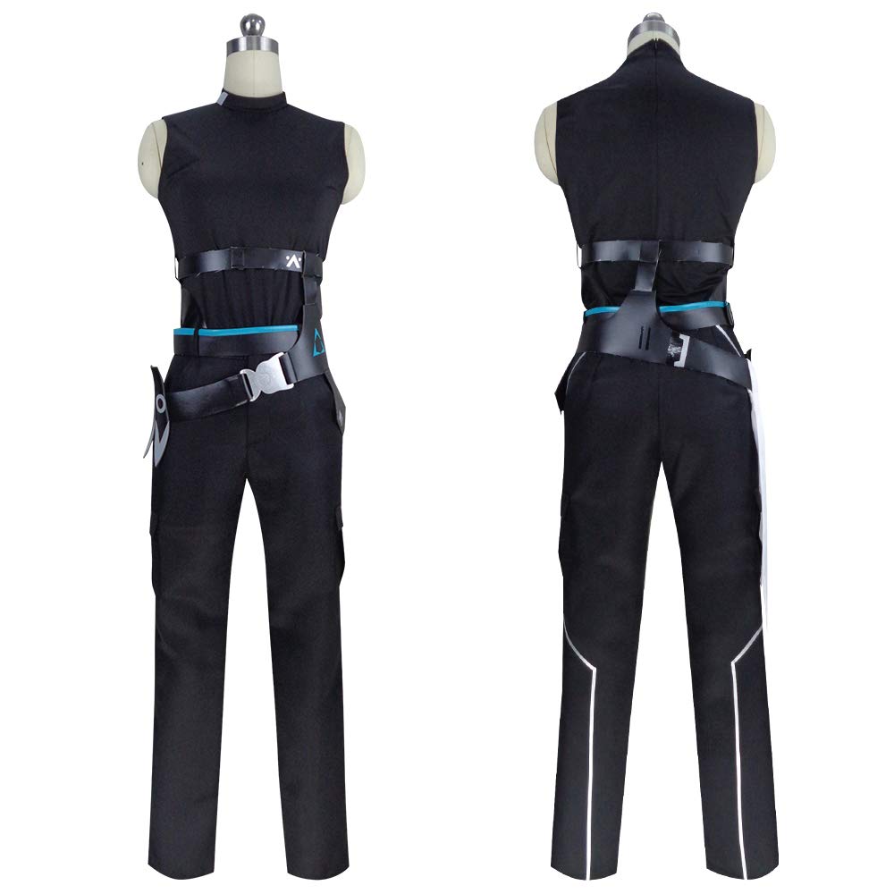 Valorant Jett Cosplay Costume for Women - Full Outfit Set with Gloves & Accessories | Perfect for Female Gamers, Cosplay Events & Halloween Costumes