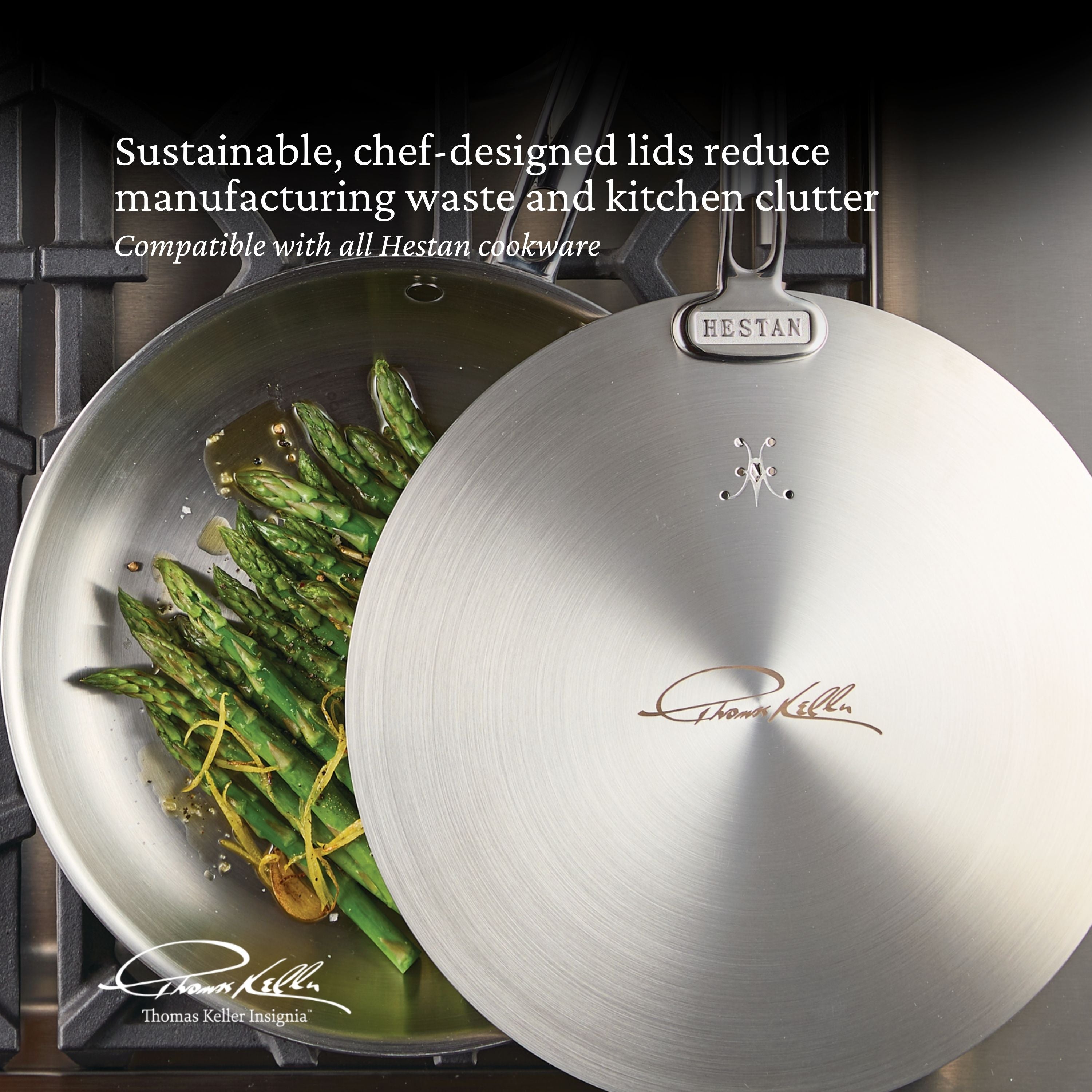 Premium Commercial-Grade Stainless Steel Universal Pot Lid - Durable & Versatile for Restaurants, Catering & Home Cooking