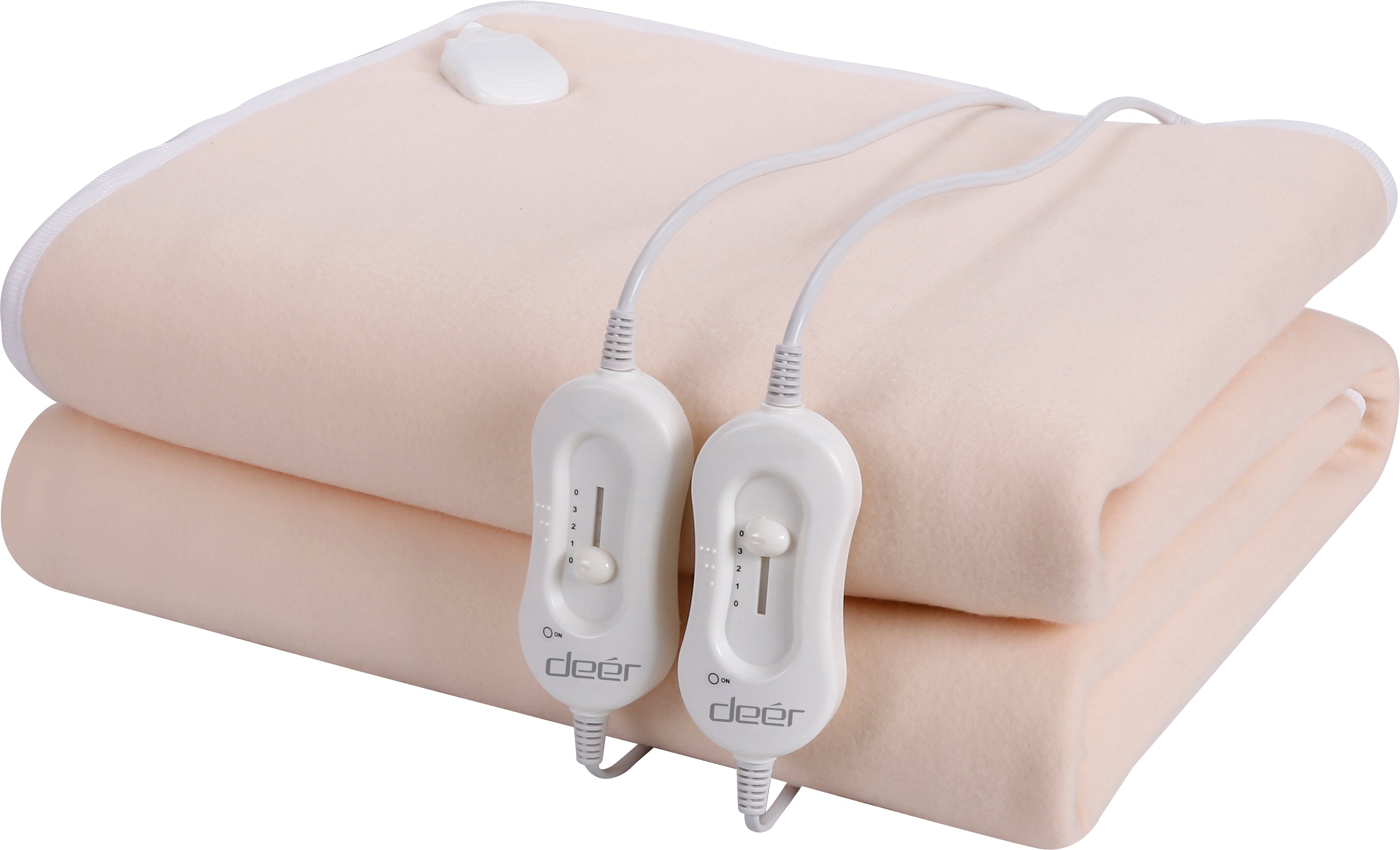 DEER DU1302 Electric Heating Blanket - Ultra Soft & Energy Efficient Heated Throw for Winter - Perfect for Home, Office & Outdoor Use