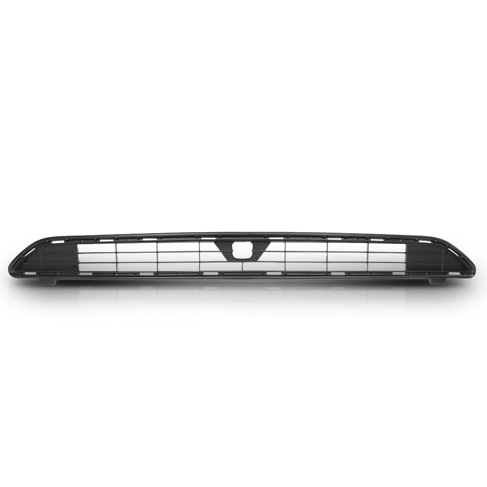 G-PLUS Front Bumper Center Grille with Camera Option for 2016-2018 Toyota RAV4 XLE LE | TO1036177 Replacement Part | Perfect for Off-Roading & Daily Commuting