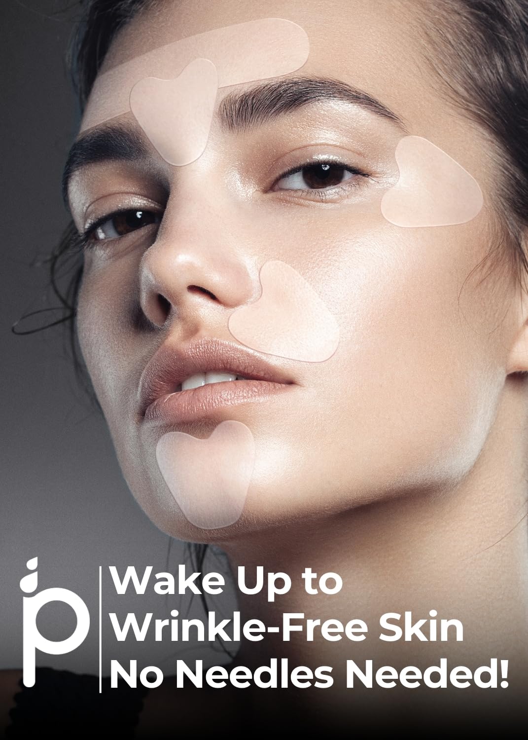 Premium Korean Overnight Wrinkle Patches for Face - Anti-Wrinkle Face Lift Tape with Collagen & Peptides | Reduce Frown Lines, Smile Lines, Forehead Wrinkles & Crow’s Feet | 50 Count | Perfect for Nighttime Skincare & Special Events