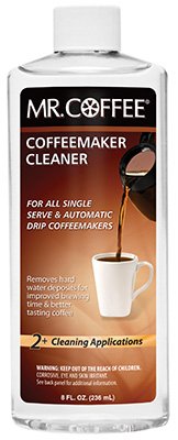 Mr. Coffee Coffee Maker Cleaner 8 oz. Liquid - Deep Clean & Descale Your Coffee Machine for Better Tasting Brew - Perfect for Drip Coffee Makers, Keurig & Single Serve Machines