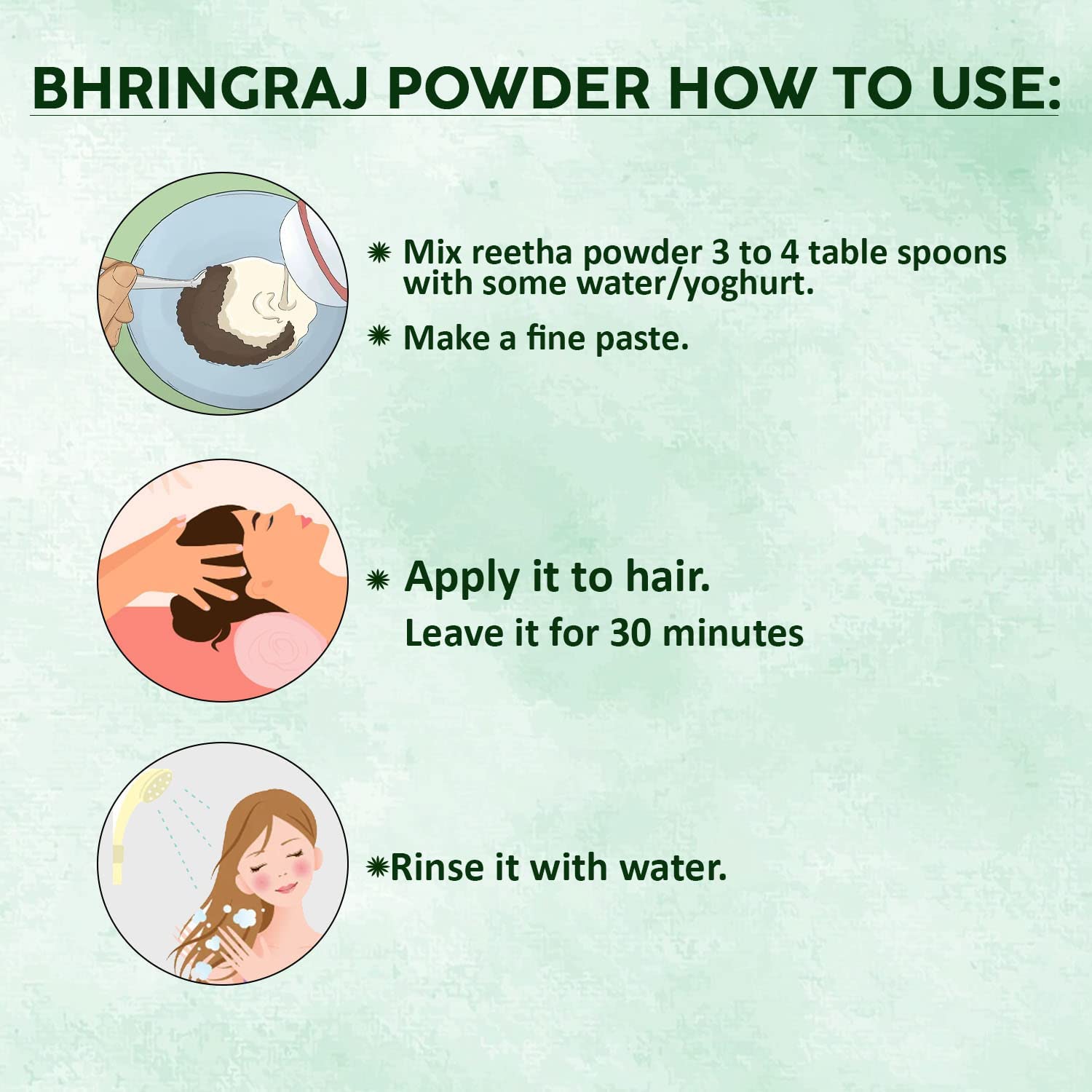 Organic Bhringraj Powder for Hair Growth - 100g (Pack of 2) - Ayurvedic Herbal Treatment for Hair Loss, Dandruff & Scalp Health - Perfect for DIY Hair Masks & Natural Hair Care Routines