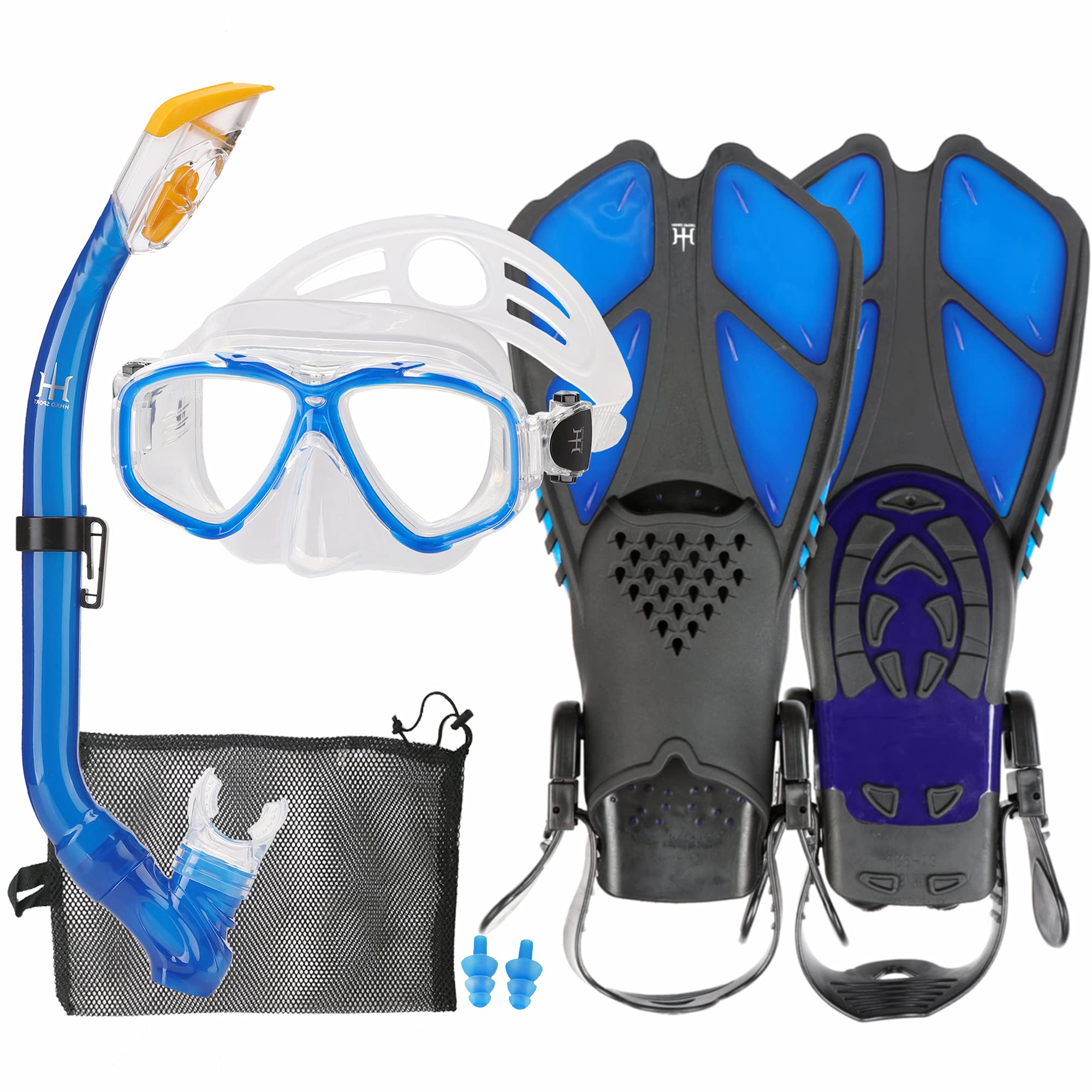 **Kids Snorkel Set - Diving Mask, Adjustable Swim Fins, Snorkel & Mesh Bag - Anti-Fog & Anti-Leak Snorkeling Gear for Children - Perfect for Pool, Beach & Ocean Adventures**