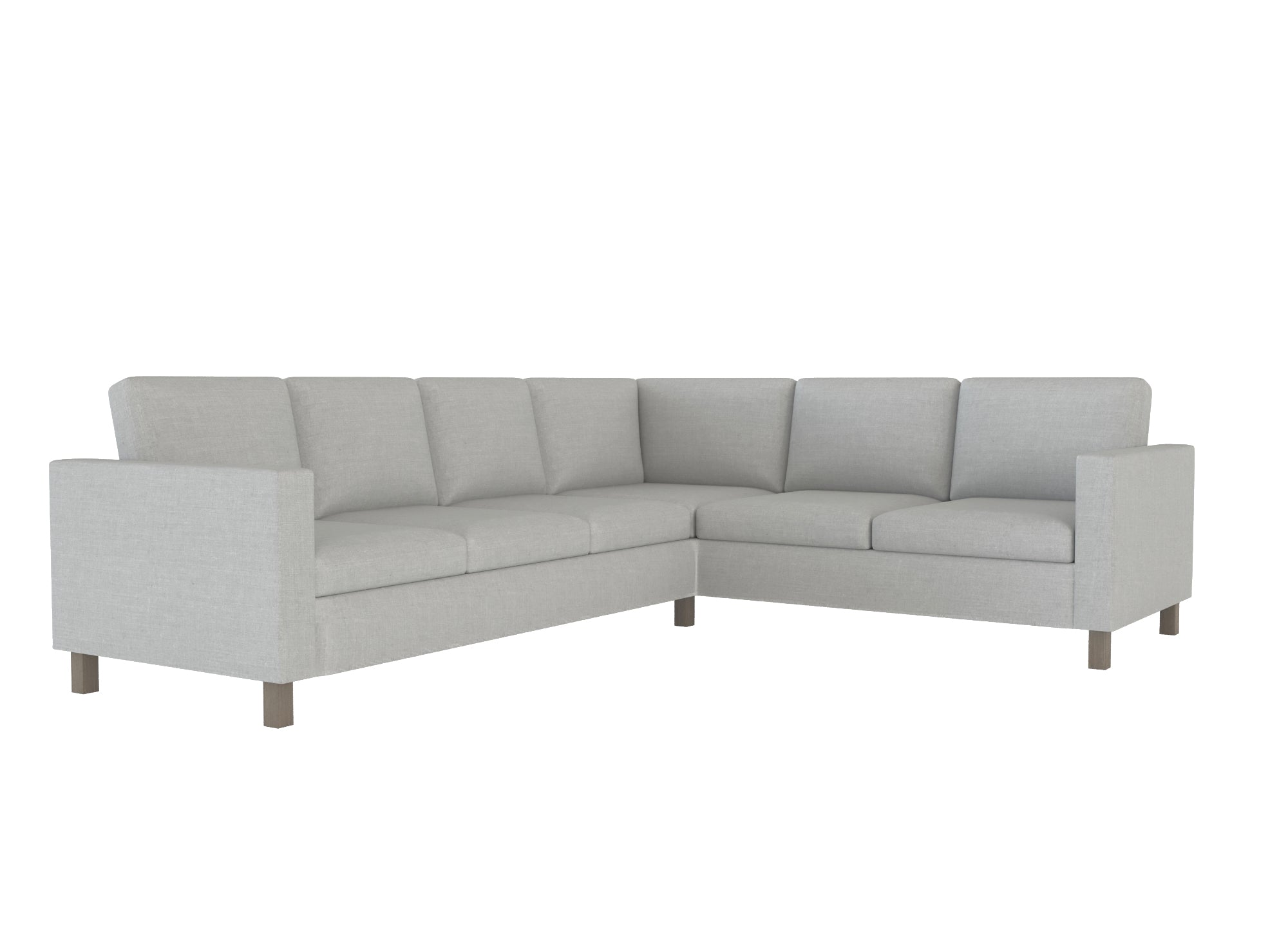 Karlanda 3+2 Corner Sofa Cover - Stretchable Sectional Couch Slipcover for L-Shaped Furniture - Perfect for Living Room, Family Room & Home Decor Protection