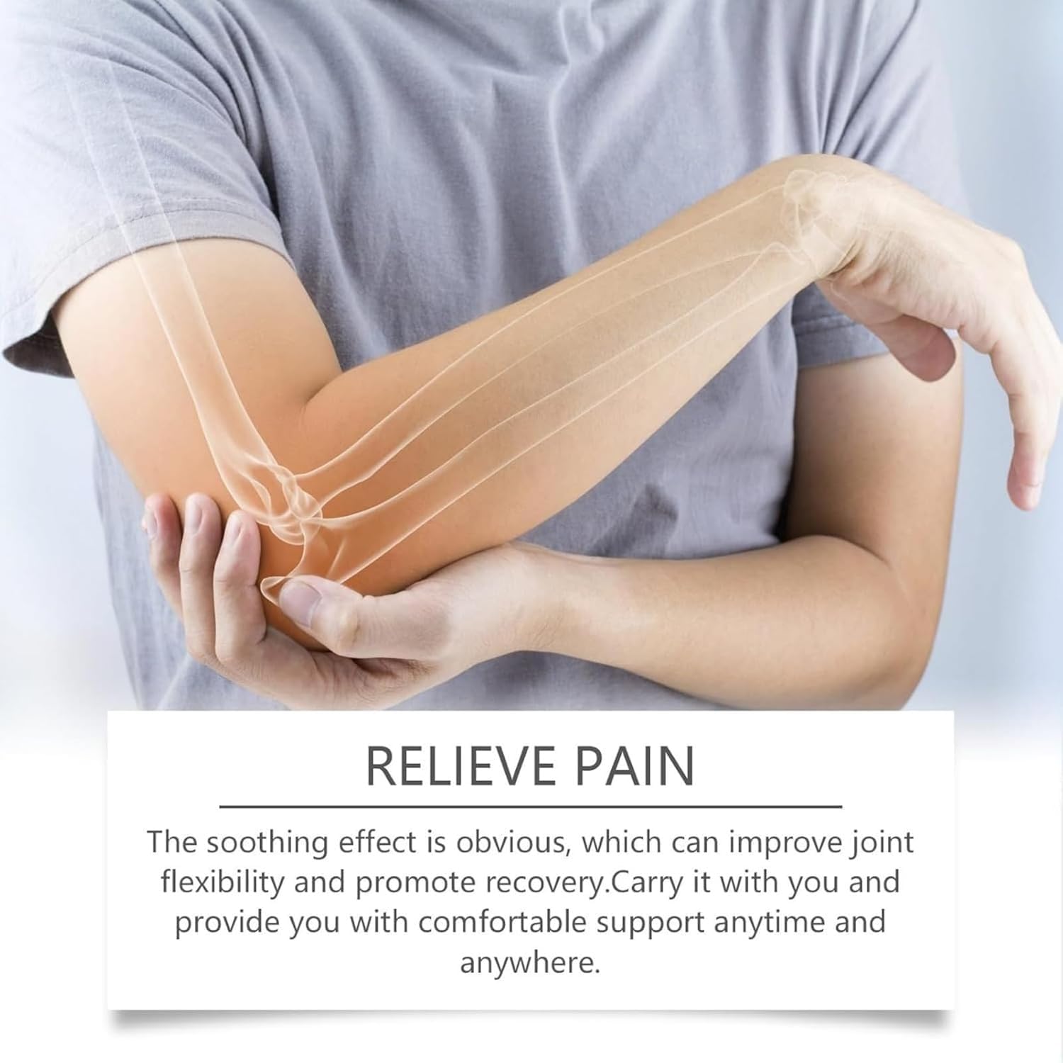 Joint Pain Relief Purple Gel - Soothing Massage Cream for Knees, Back, Neck, Hands & Feet - Fast-Acting Muscle & Arthritis Pain Relief - Perfect for Post-Workout Recovery & Daily Comfort (1 Pack)