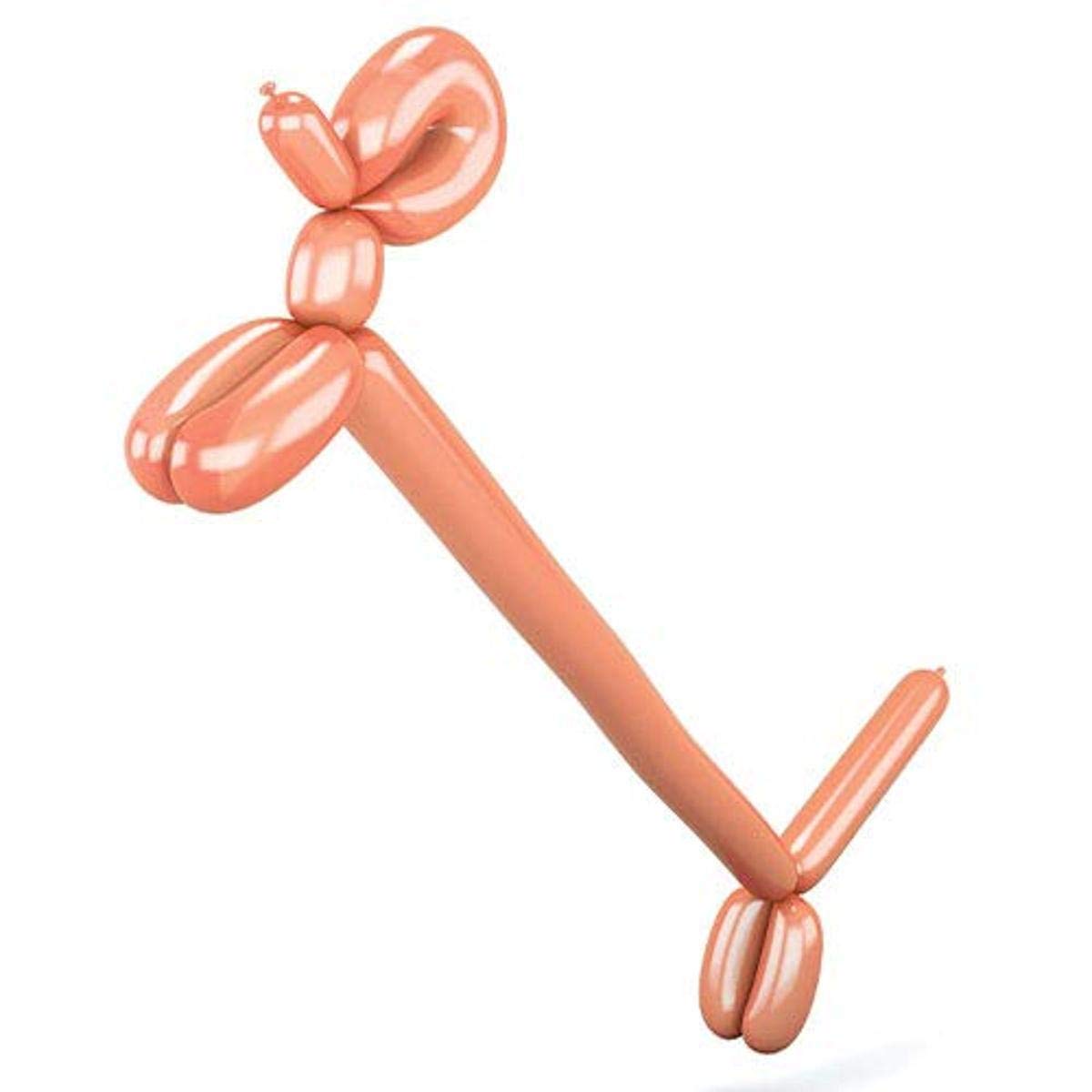 Qualatex 260Q Chrome-Rose Gold Latex Balloons - Premium Party Decorations for Birthdays, Weddings & Special Events