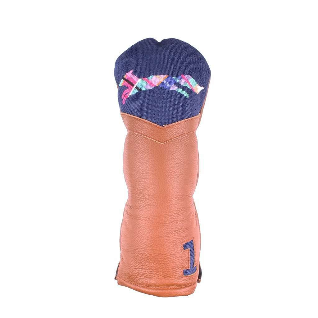 Premium Smathers & Branson Longshanks Needlepoint Golf Driver Headcover – Durable & Stylish Protection for Your Golf Clubs | Perfect for Golf Tournaments, Country Clubs & Driving Range Practice