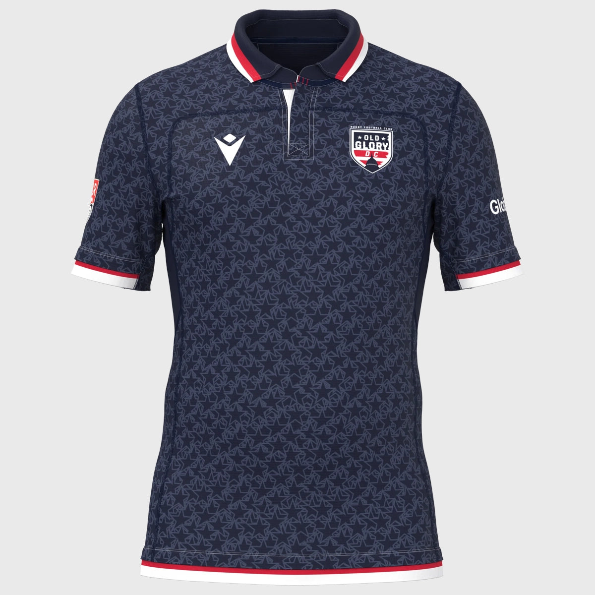Macron Old Glory DC MLR Home Replica Rugby Shirt 2025 - Authentic Rugby Jersey for Fans & Players - Perfect for Match Days & Sports Events