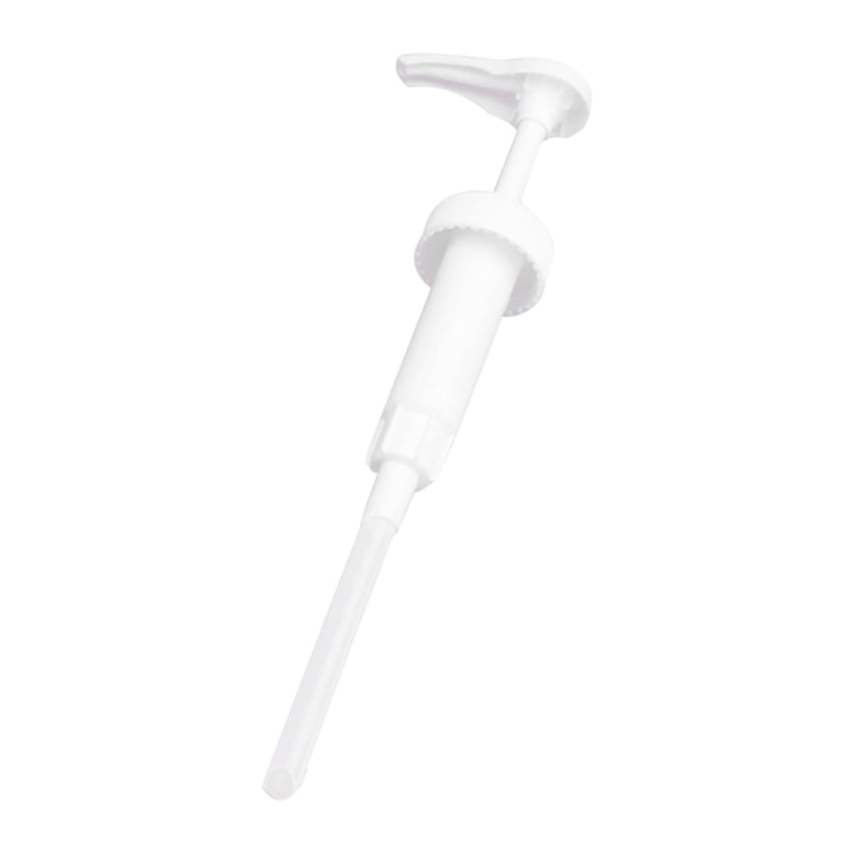 Food Grade Syrup Dispenser Pump - Replacement for Soap, Lotion & Cosmetic Bottles - BPA Free White Plastic Nozzle for Kitchen, Bathroom & DIY Projects