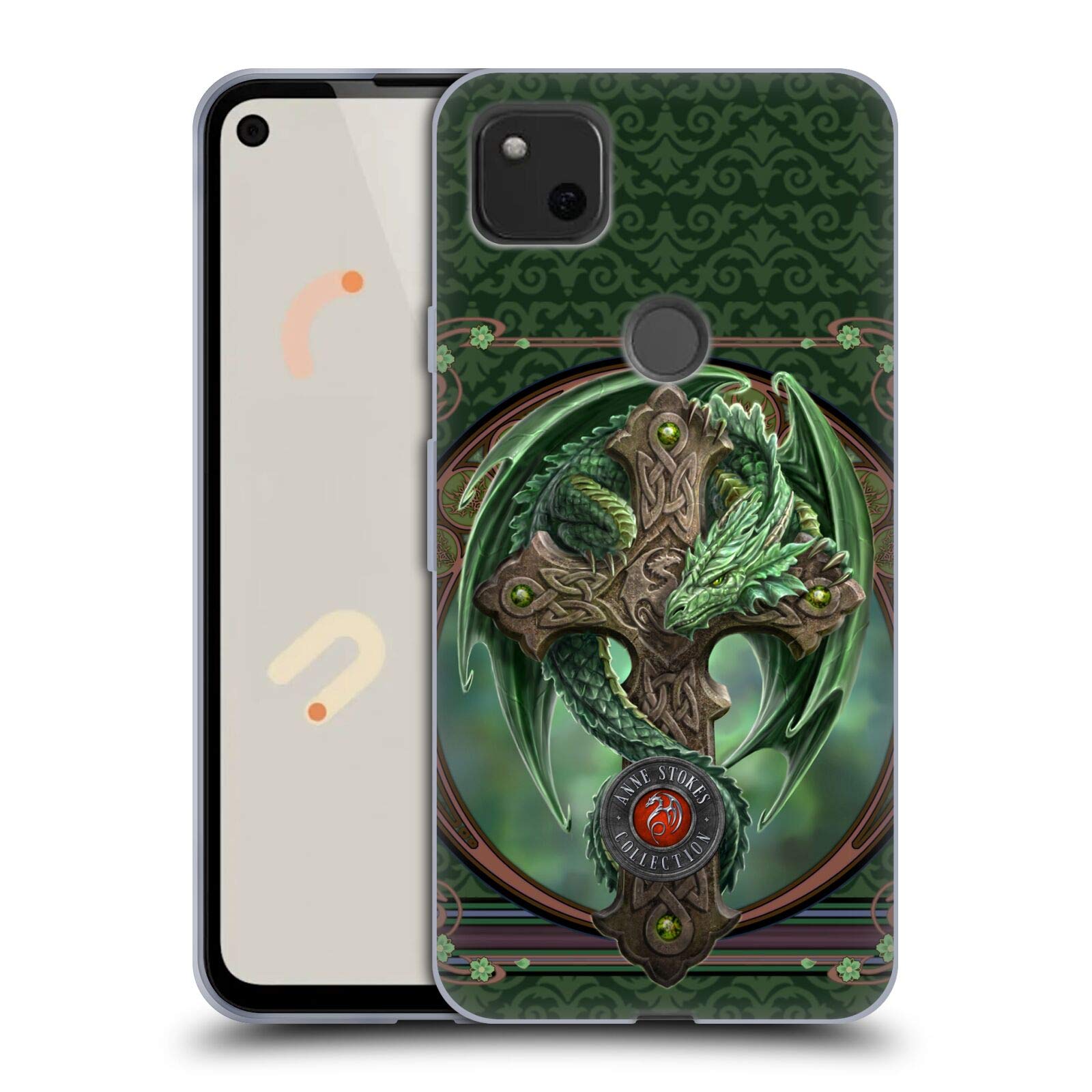 Anne Stokes Woodland Guardian Case for Google Pixel 4a - Fantasy Phone Cover for Gamers & Collectors