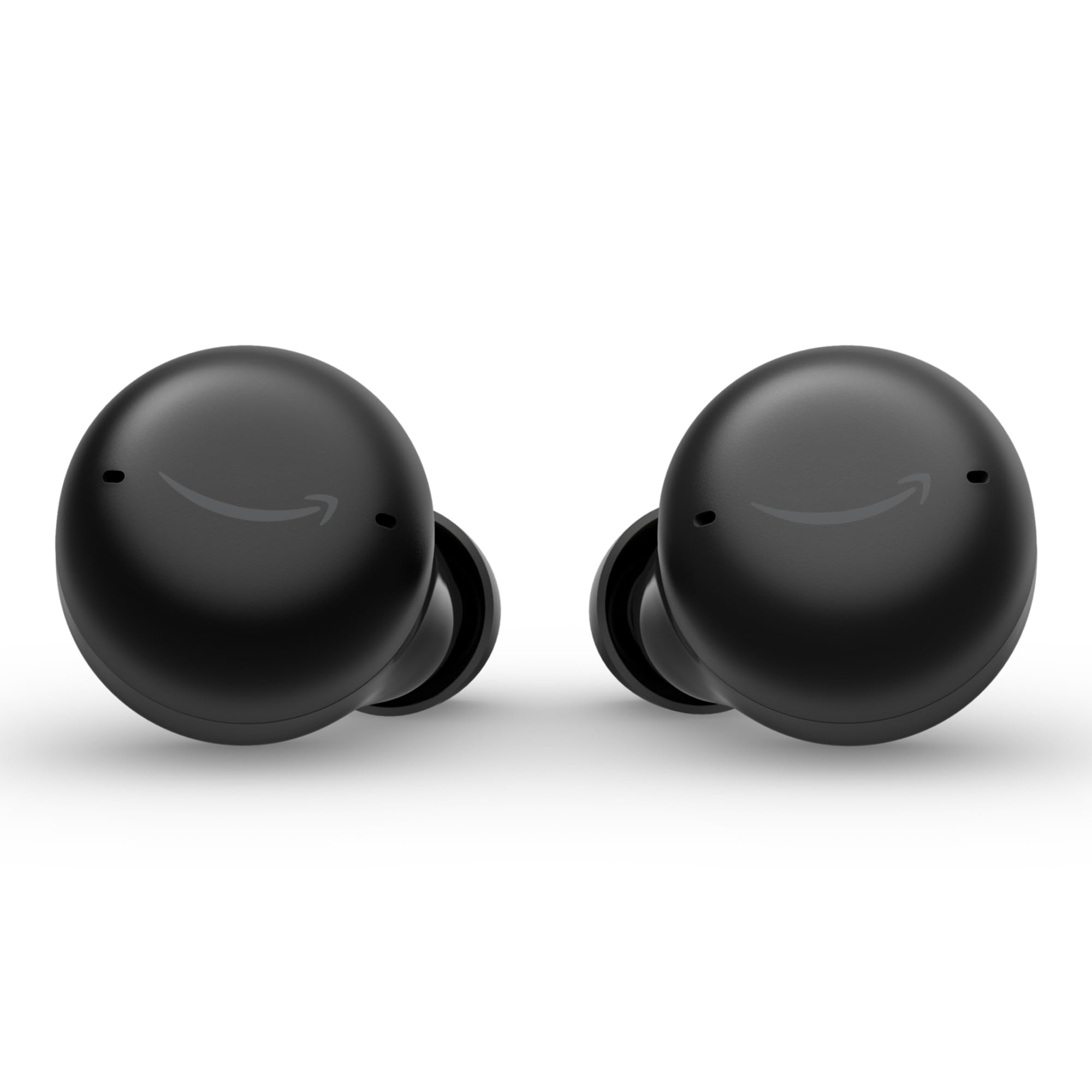 Amazon Echo Buds (2nd Gen) with Active Noise Cancellation - Wireless Bluetooth Earbuds with Wired Charging Case, Black - Perfect for Workouts, Commuting & Travel