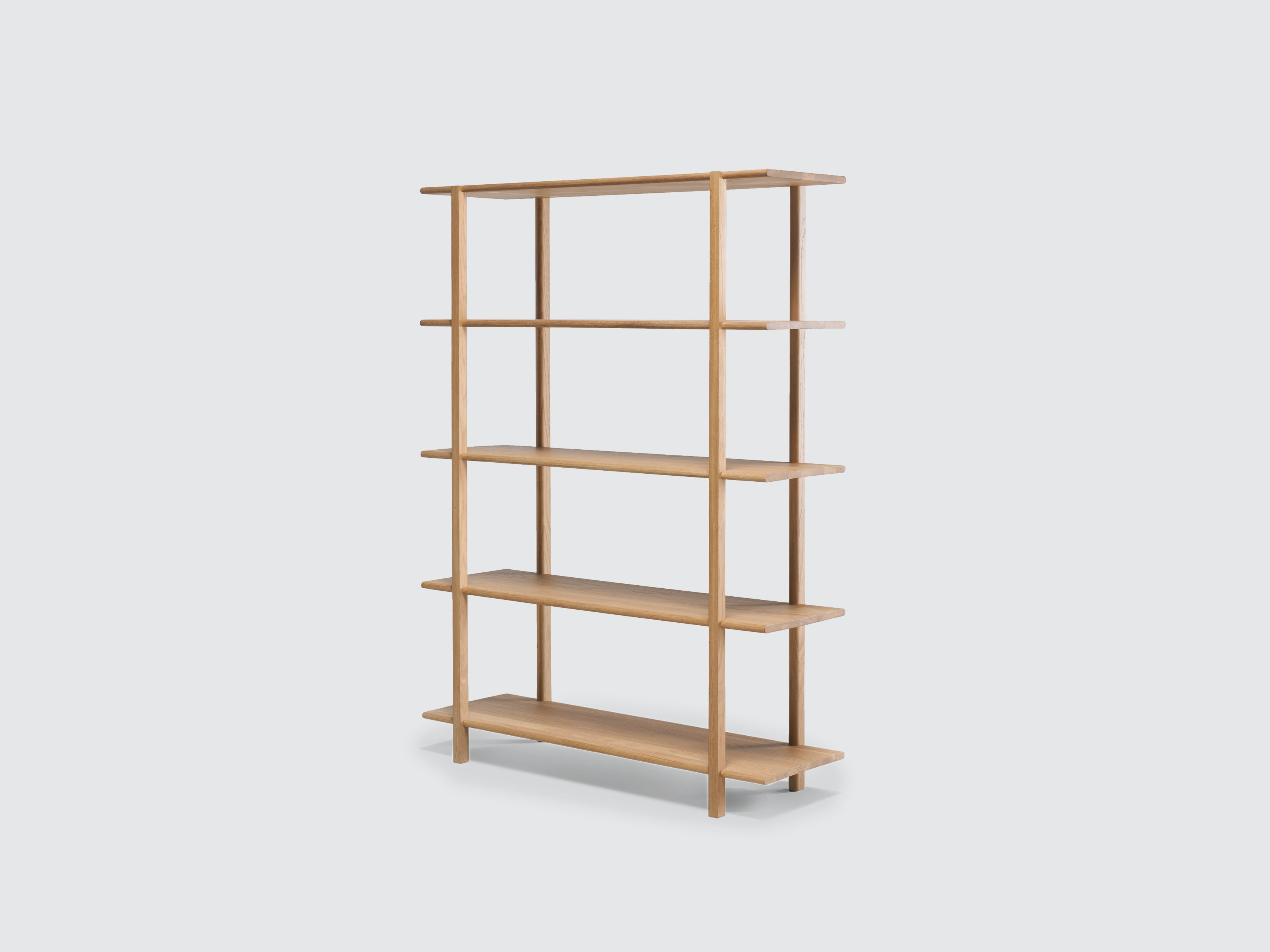 Farnsworth Bookshelf - Stylish Wooden Bookshelf for Home & Office - Perfect for Living Room, Bedroom, or Study Room Organization