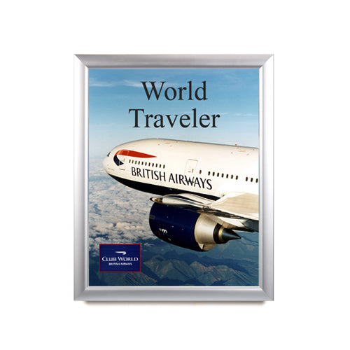 36x96 Metal Frame Super Wide Face Poster Swing Frames - Perfect for Large Art Prints, Photography Displays, and Home Decor