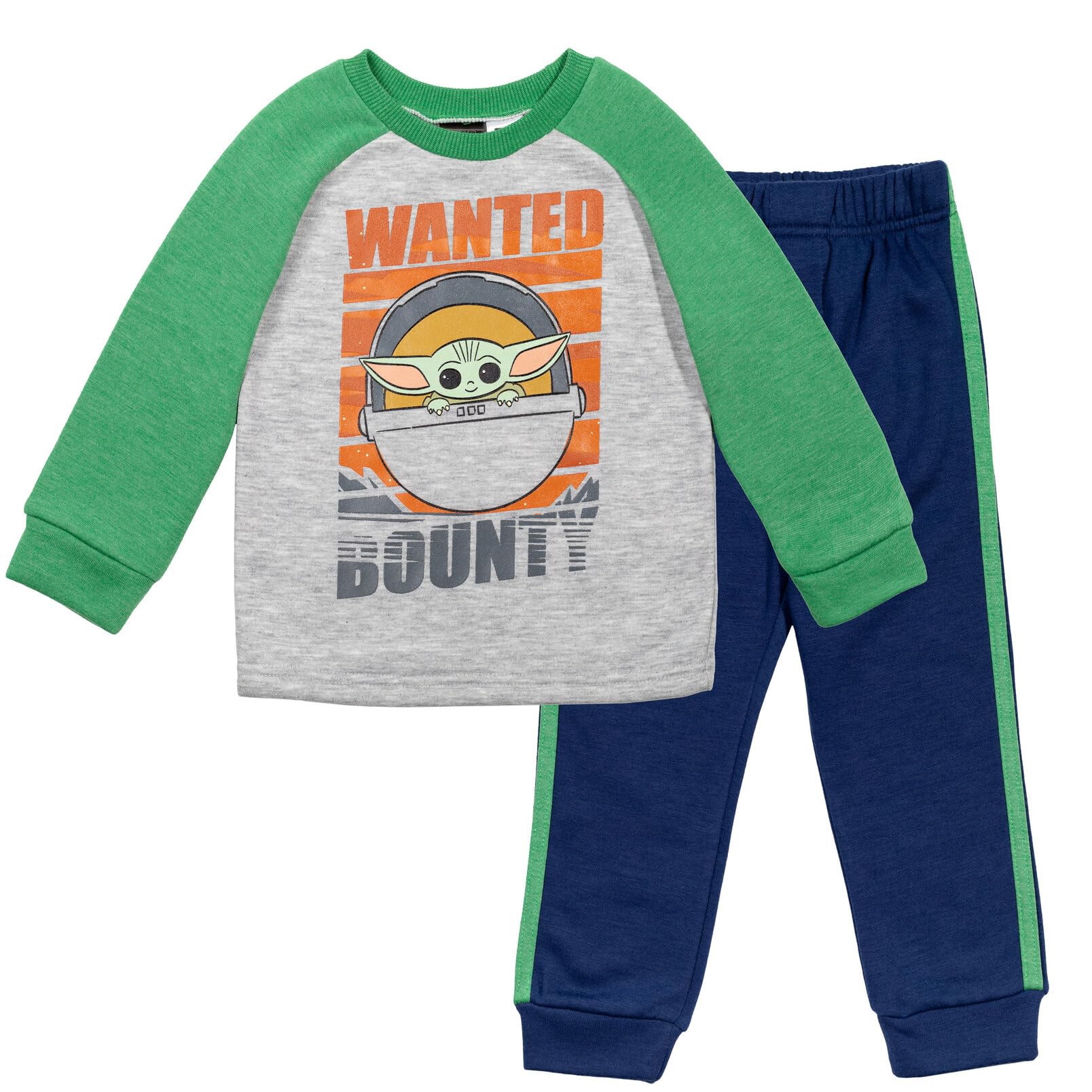 Star Wars The Child Sweatshirt and Pants Set for Baby, Toddler & Kids - Cute Yoda Outfit for Playtime, Halloween & Everyday Wear