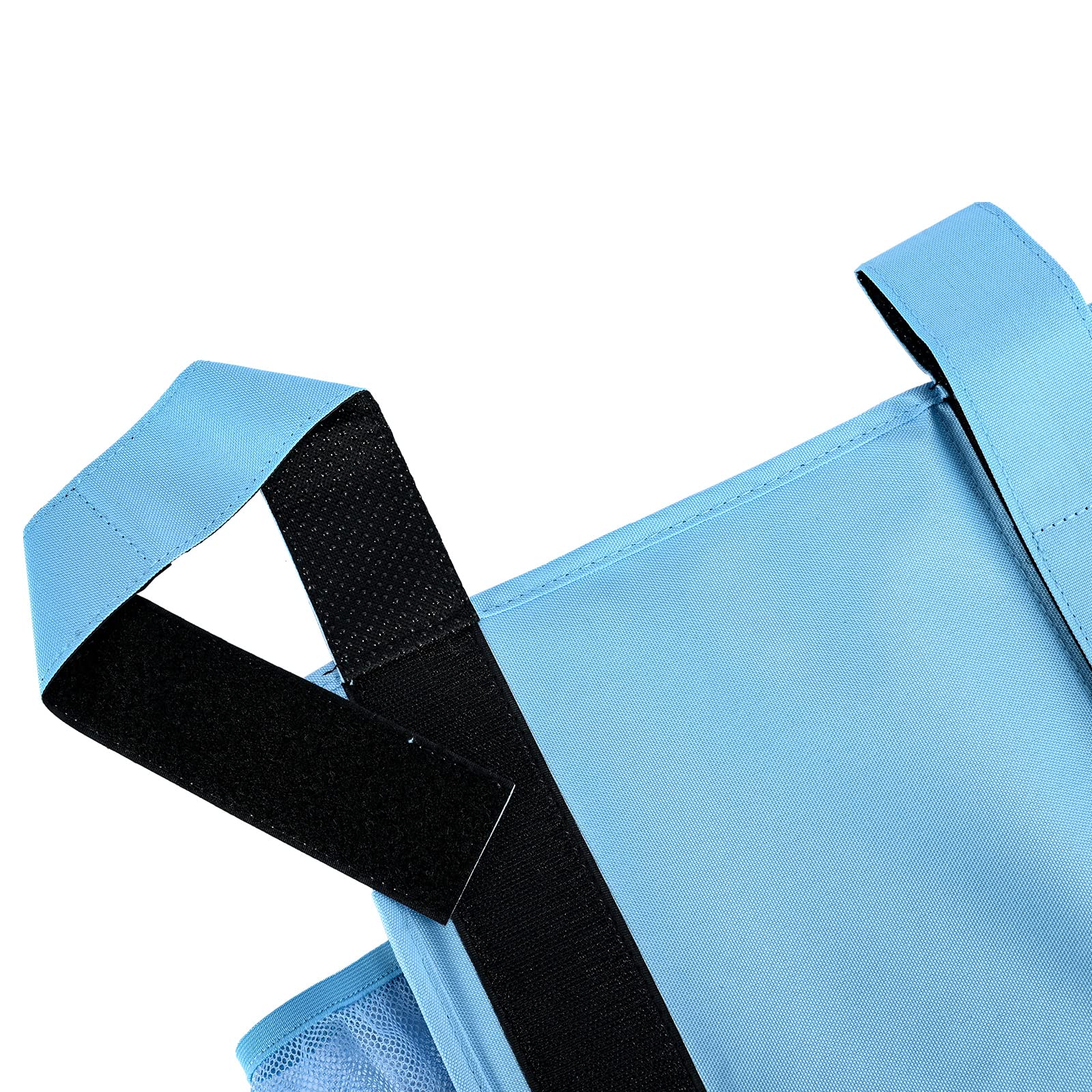 10-Pocket Hanging Bed Organizer - Bedside Caddy for Hospital Beds, College Dorms & Baby Cribs (Blue) | Space-Saving Storage for Phones, Books & Essentials