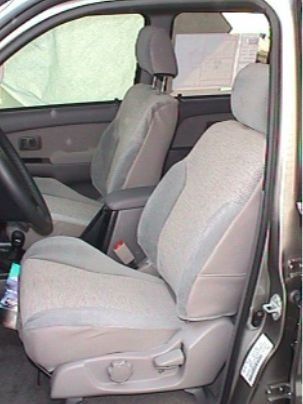 Durafit Custom Seat Covers for 1999-2002 Toyota 4Runner - Front & Back Seat Protection with Armrest Cover - Premium Gray Velour Fabric - Perfect for Off-Roading, Camping & Daily Commute