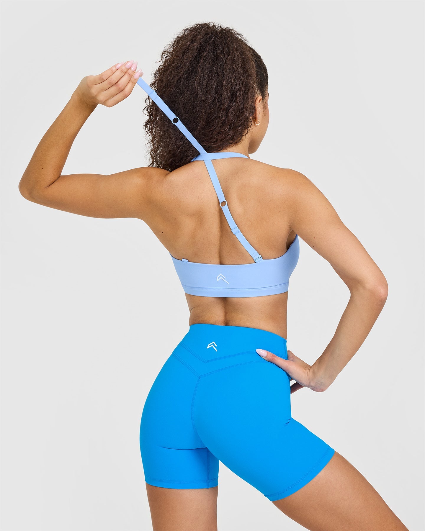High Support Workout Sports Bra for Women - Seamless Comfort & Breathable Fabric in Powdered Blue | Perfect for Yoga, Running & Gym Fitness