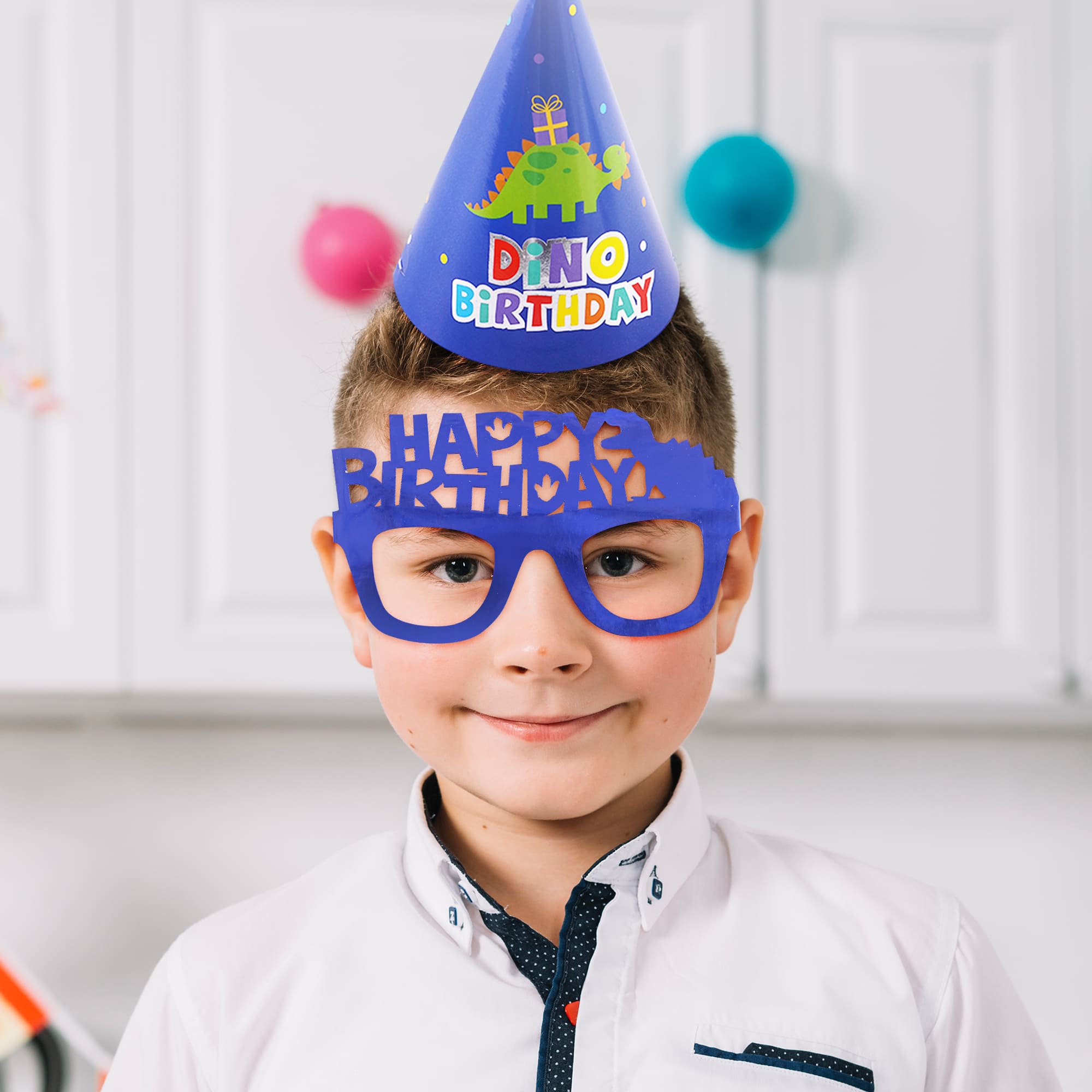 6Pc Dinosaur Party Glasses - Fun Themed Eyewear for Kids Birthday, Jurassic Theme Party & Costume Accessories - Perfect for Dino Lovers & Prehistoric Adventures
