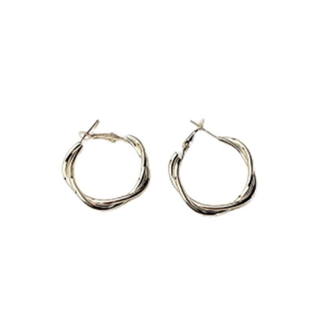 S925 Sterling Silver Twisted Hoop Earrings for Women - Lightweight Minimalist Huggie Hoops, High Polished Dainty Chic Jewelry Gift for Her | Perfect for Everyday Wear, Date Night & Special Occasions