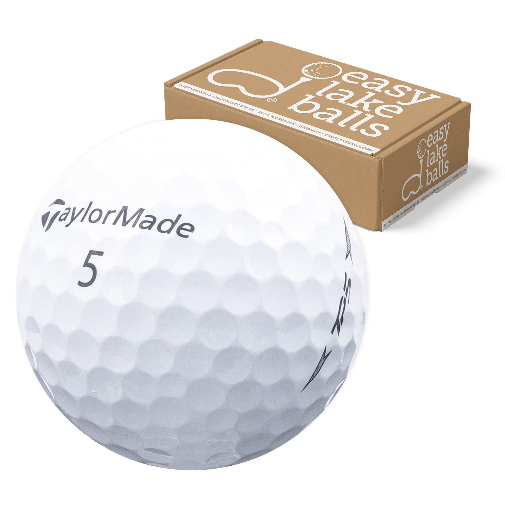 Premium Taylor Made TP5 Golf Balls - High Performance AAAA/AAA Quality (50 Pack) for Tournament Play & Practice - Perfect for Golfers Seeking Distance & Control