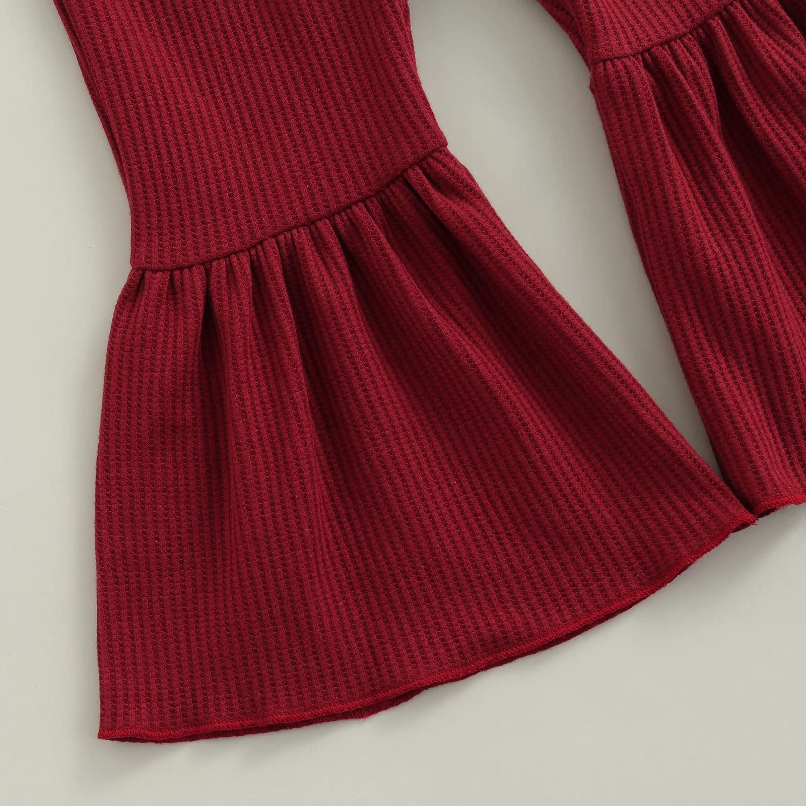 **Toddler Bell Bottom Pants for Baby Girls - Soft Ruffle Leggings & Flare Trousers | Playtime, Dress-Up & Everyday Wear**