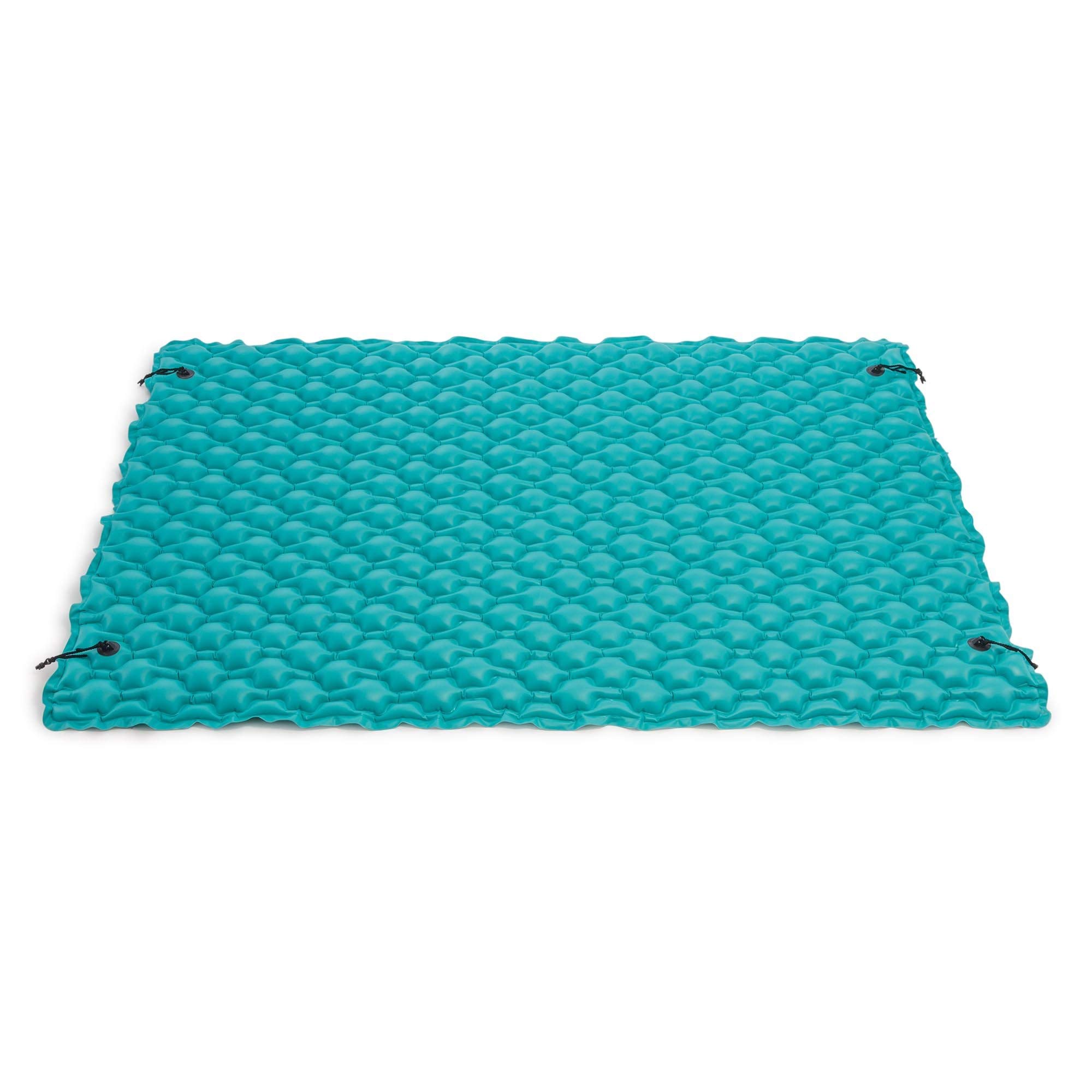 **Intex Giant Inflatable Floating Water Mat - 4-Pack Teal Pool & Lake Relaxation Platform with 4 Connect 'n Float Connectors - Perfect for Swimming, Lounging & Family Fun**