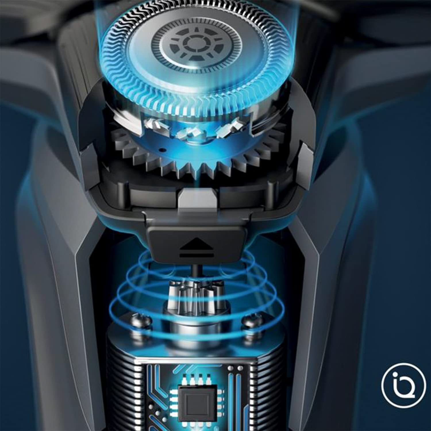 Philips S7783/63 Series 7000 Men's Electric Shaver - Rechargeable Wet & Dry Cordless Razor with ComfortCut Blades, Silver - Perfect for Travel, Home & Office Use