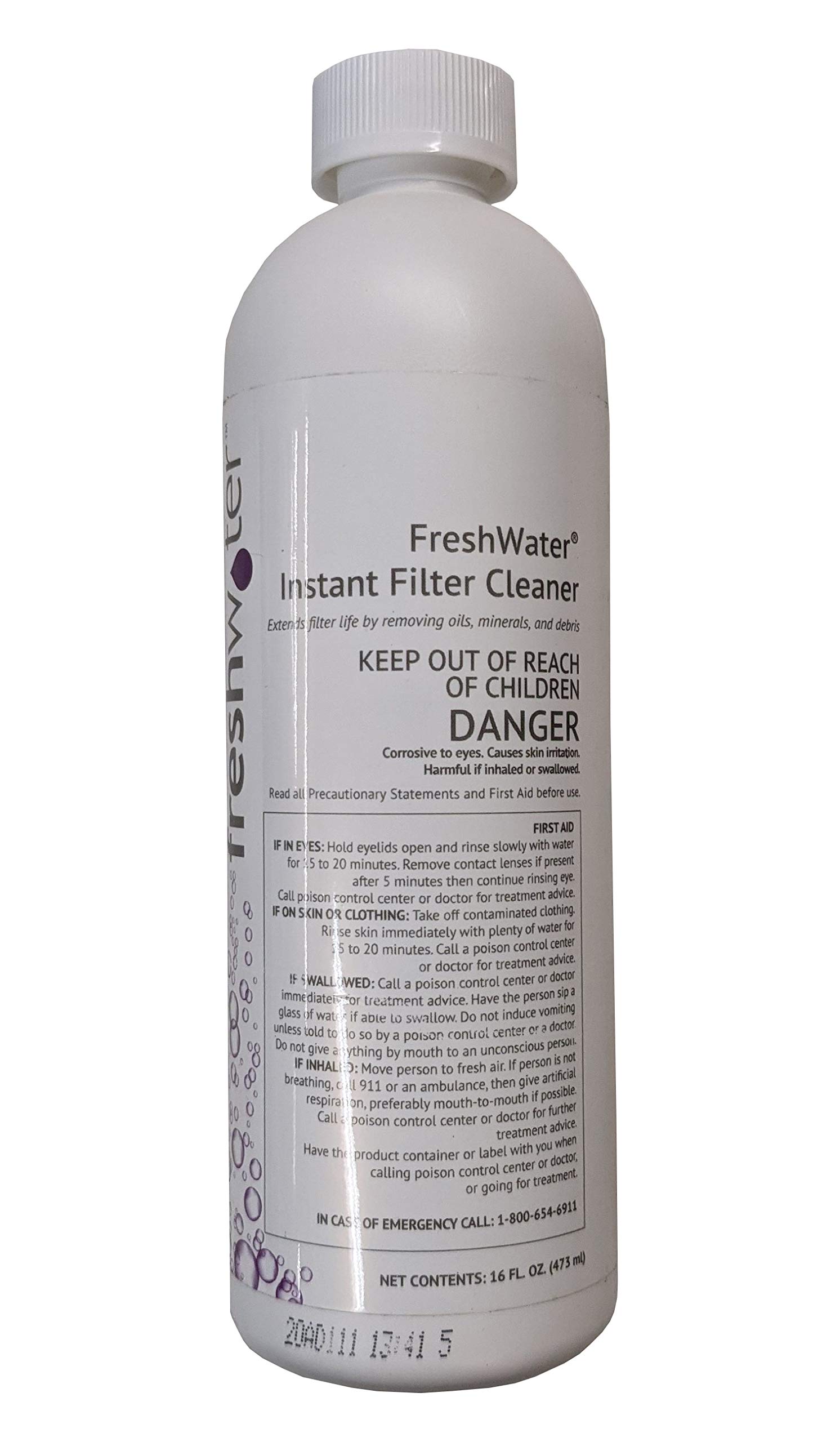 Premium Hot Tub & Spa Filter Cleaner - Extends Filter Life, Removes Dirt & Oil - Ideal for Jacuzzis, Swim Spas & Inflatable Hot Tubs