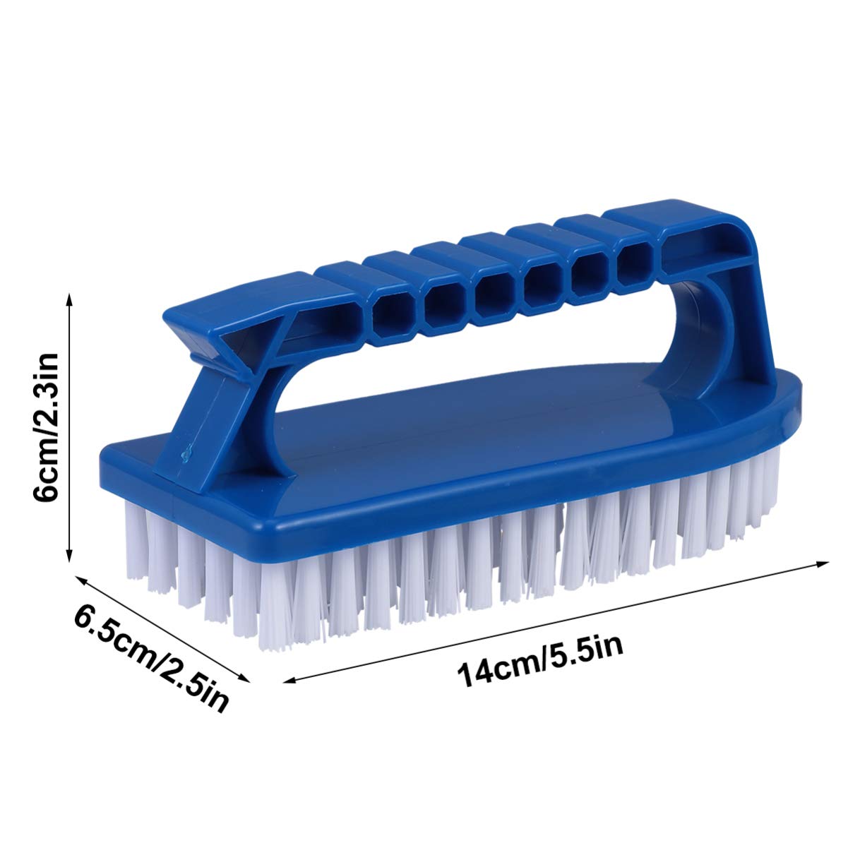 **DOITOOL Heavy Duty Pool Scrub Brush - Handheld Floor Cleaning Brush for Swimming Pools, Saunas, Sinks & Tile - Durable Stain & Algae Remover for Home & Commercial Use**
