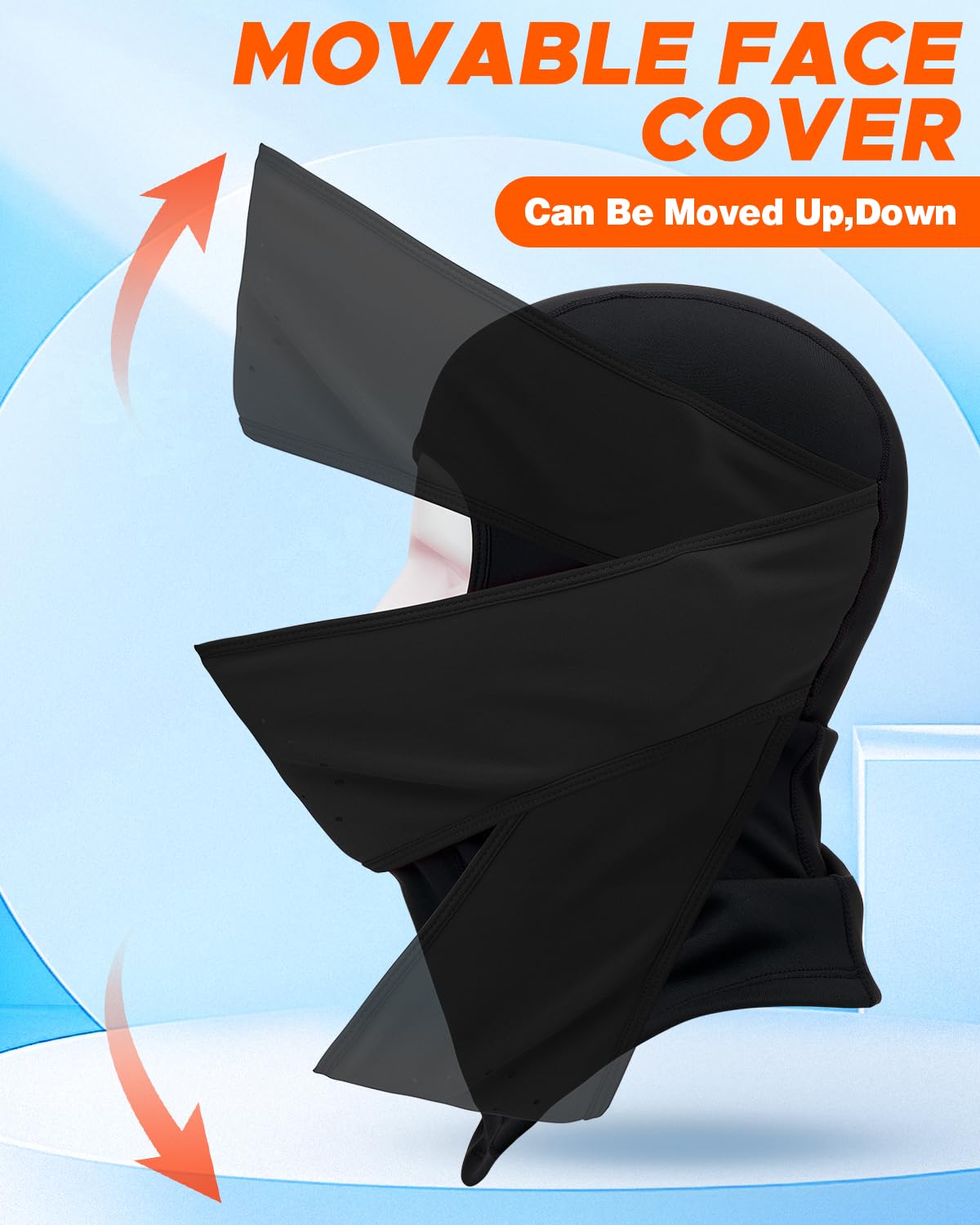 Winter Fleece Ski Mask Balaclava for Men & Women - Adjustable Face Cover for Cold Weather, Skiing, Motorcycle Riding & Outdoor Activities